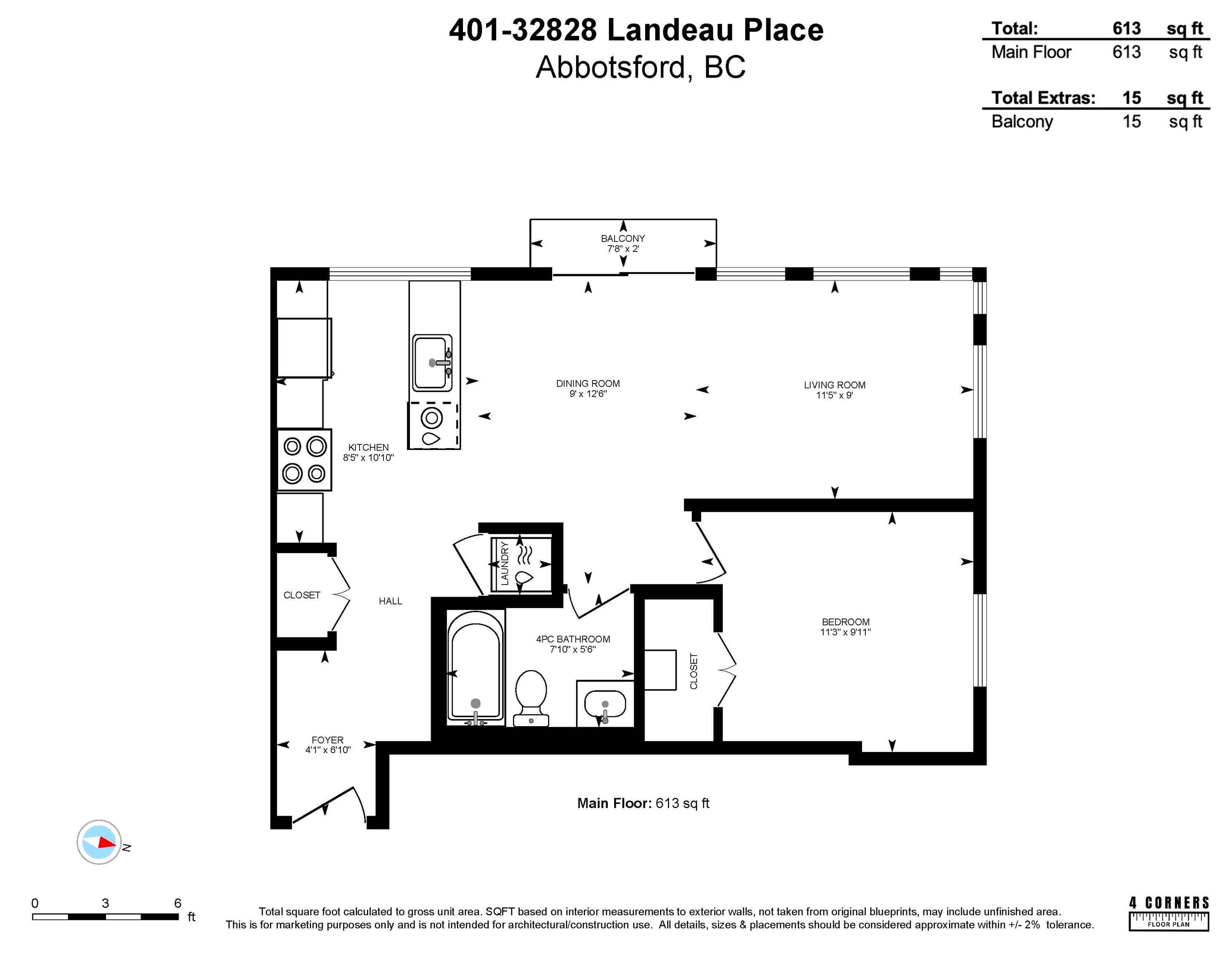 401 - 32828 Landeau Place, Abbotsford, V2S 0M4 — photo 2