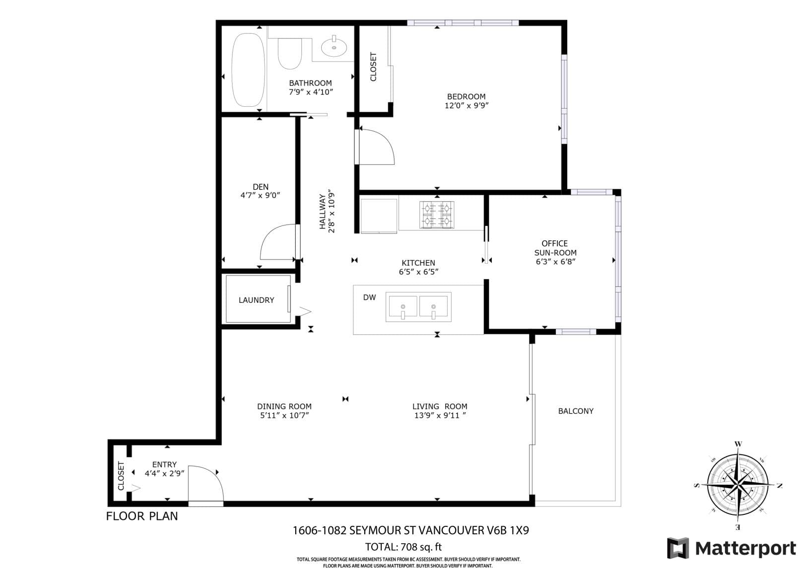 1606 - 1082 Seymour Street, Vancouver, V6B 1X9 — photo 2