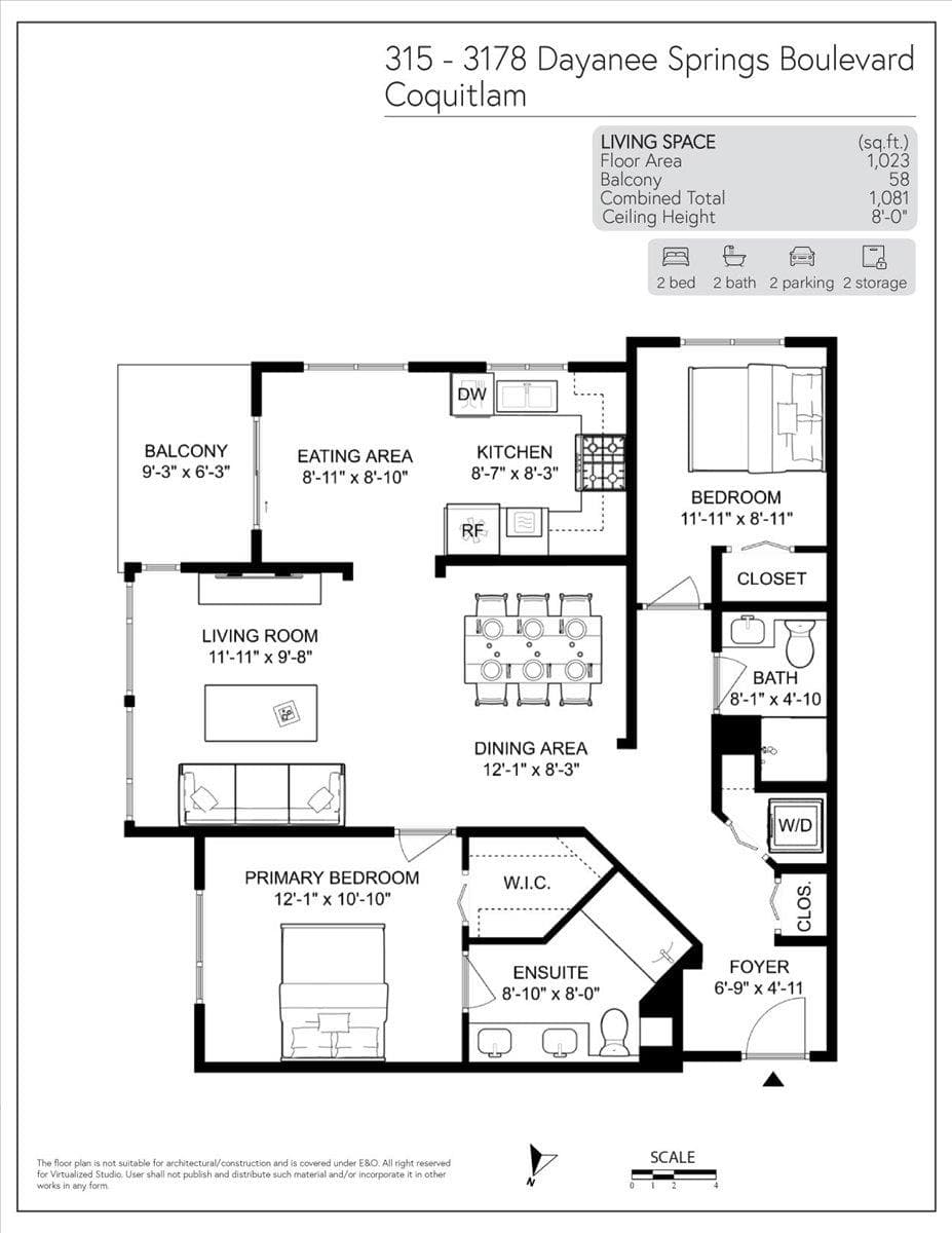 315 - 3178 Dayanee Springs Boulevard, Coquitlam, V3E 0B9 — photo 2