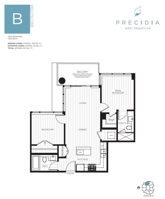 1702 - 699 Whiting Way, Coquitlam, V3J 0N7 — photo 2