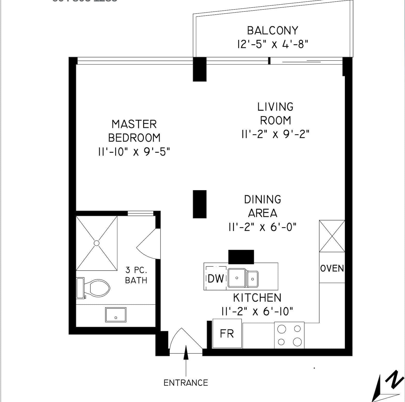 1908 - 1850 Comox Street, Vancouver, V6G 2P4 — photo 3