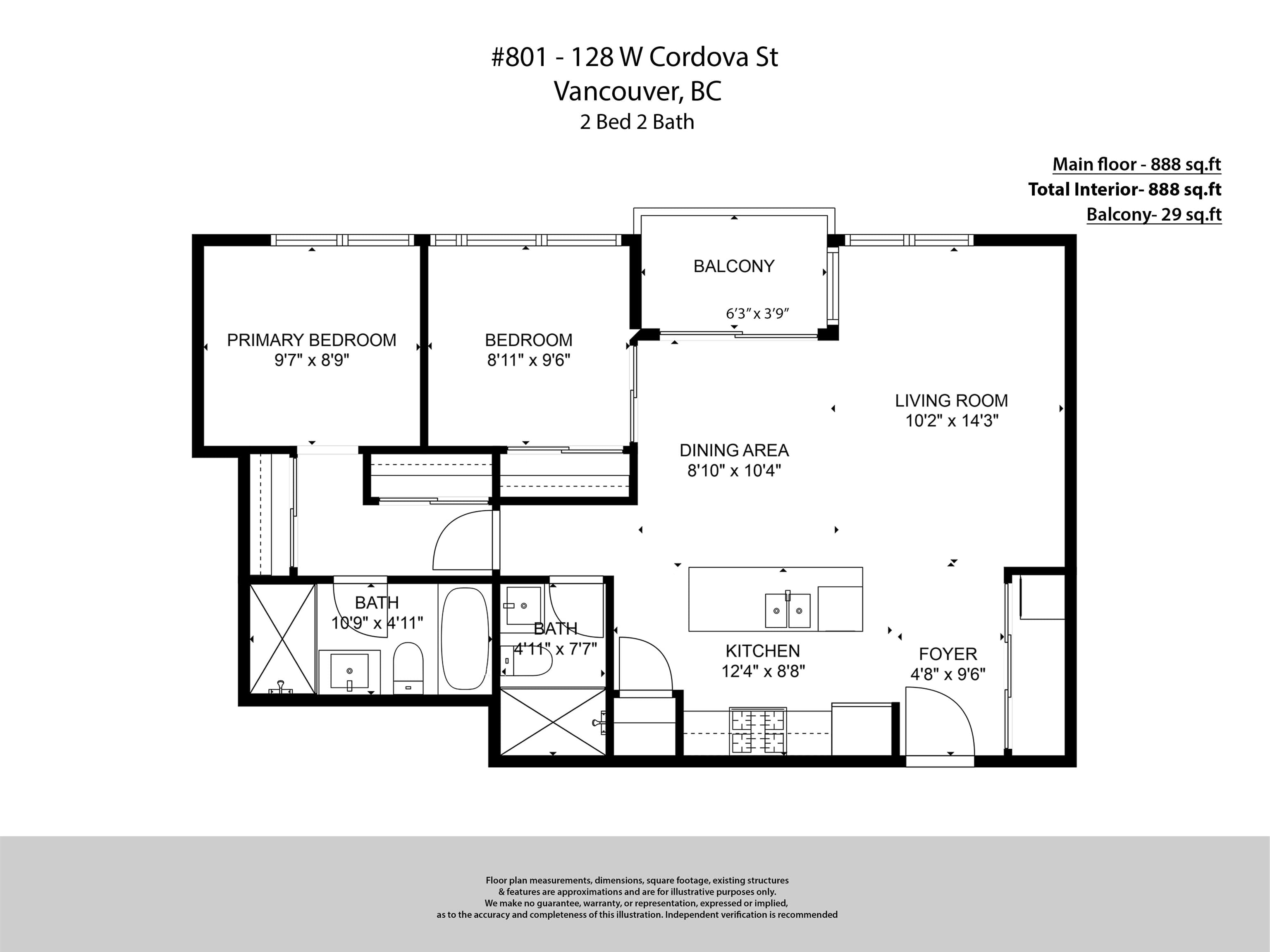 801 - 128 W Cordova Street, Vancouver, V6B 0E6 — photo 3