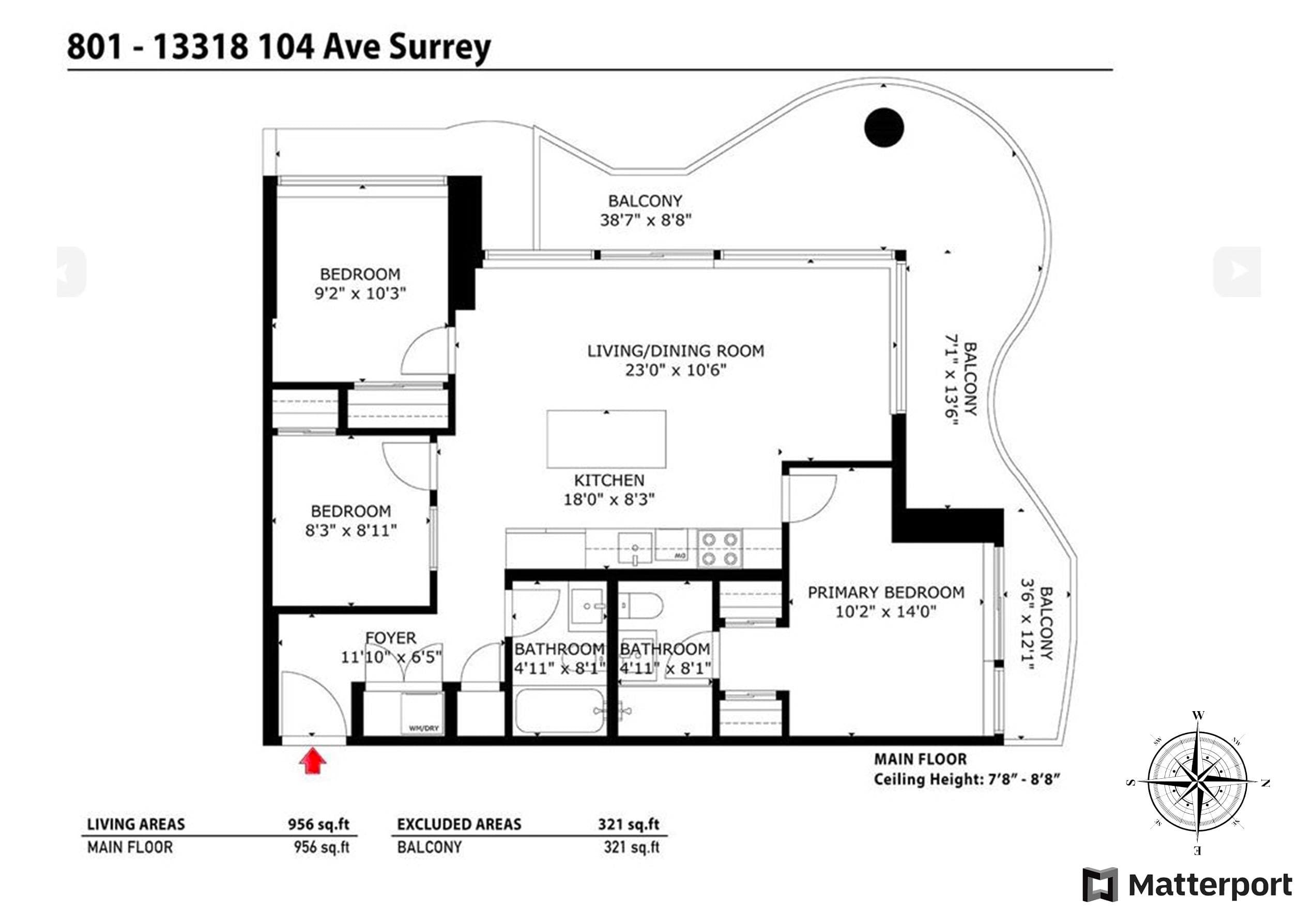 801 - 13318 104 Avenue, Surrey, V3T 0R2 — photo 5