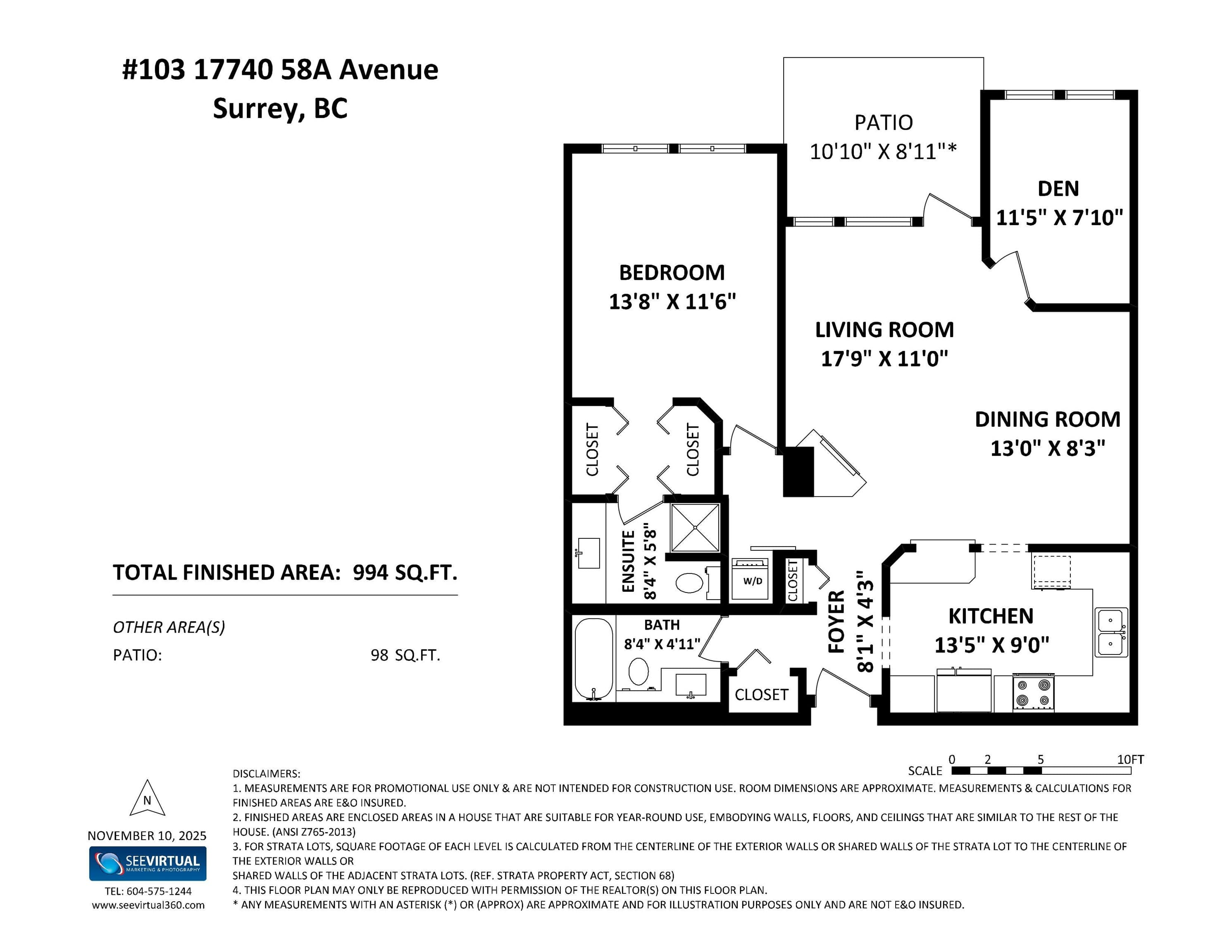 103 - 17740 58a Avenue, Surrey, V3S 8M5 — photo 2