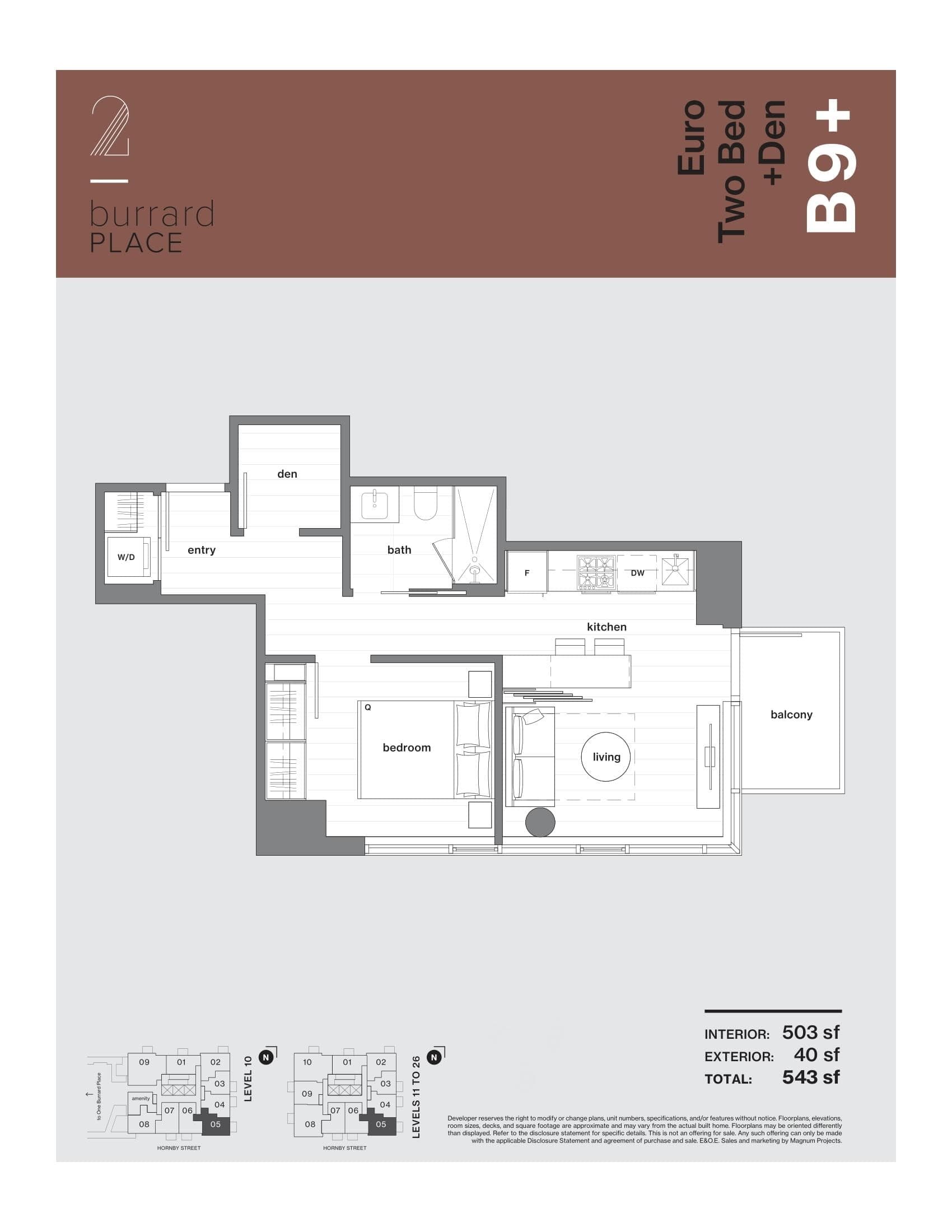 1005 - 1277 Hornby Street, Vancouver, V6Z 1W2 — photo 2