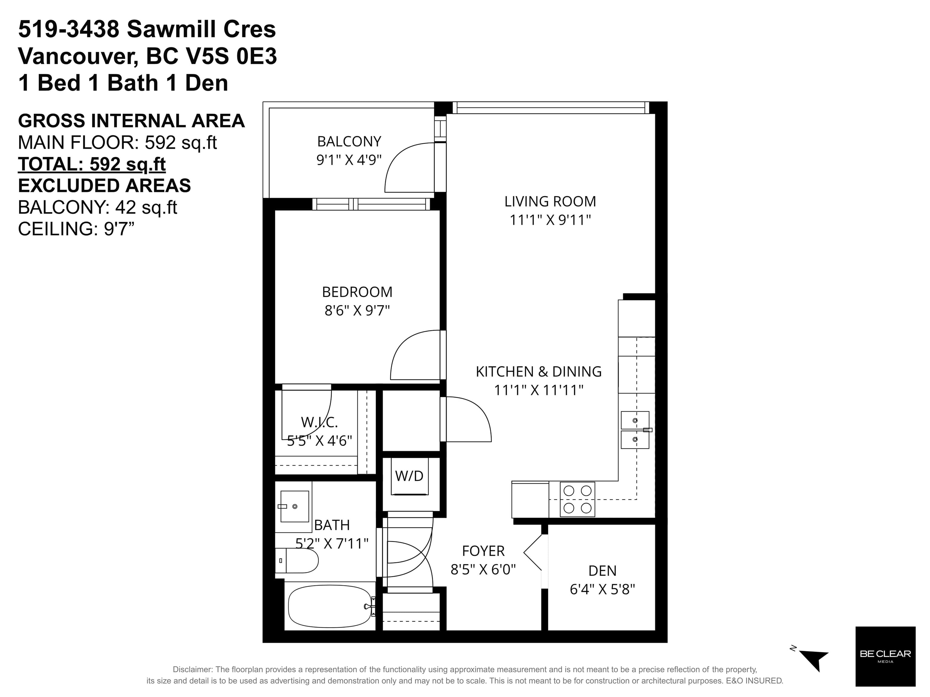 519 - 3438 Sawmill Crescent, Vancouver, V5S 0E3 — photo 4