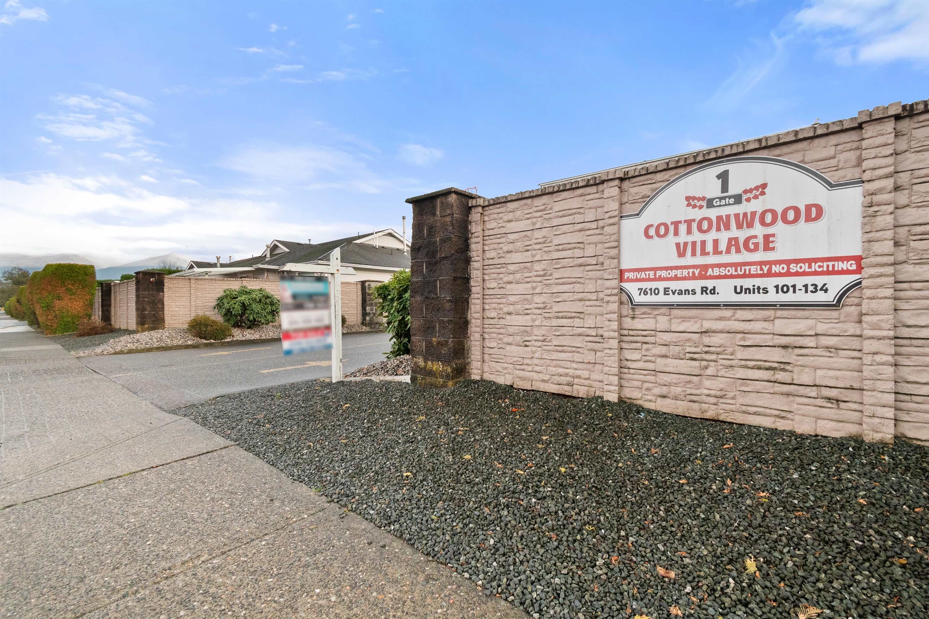121 - 7610 Evans Road, Chilliwack