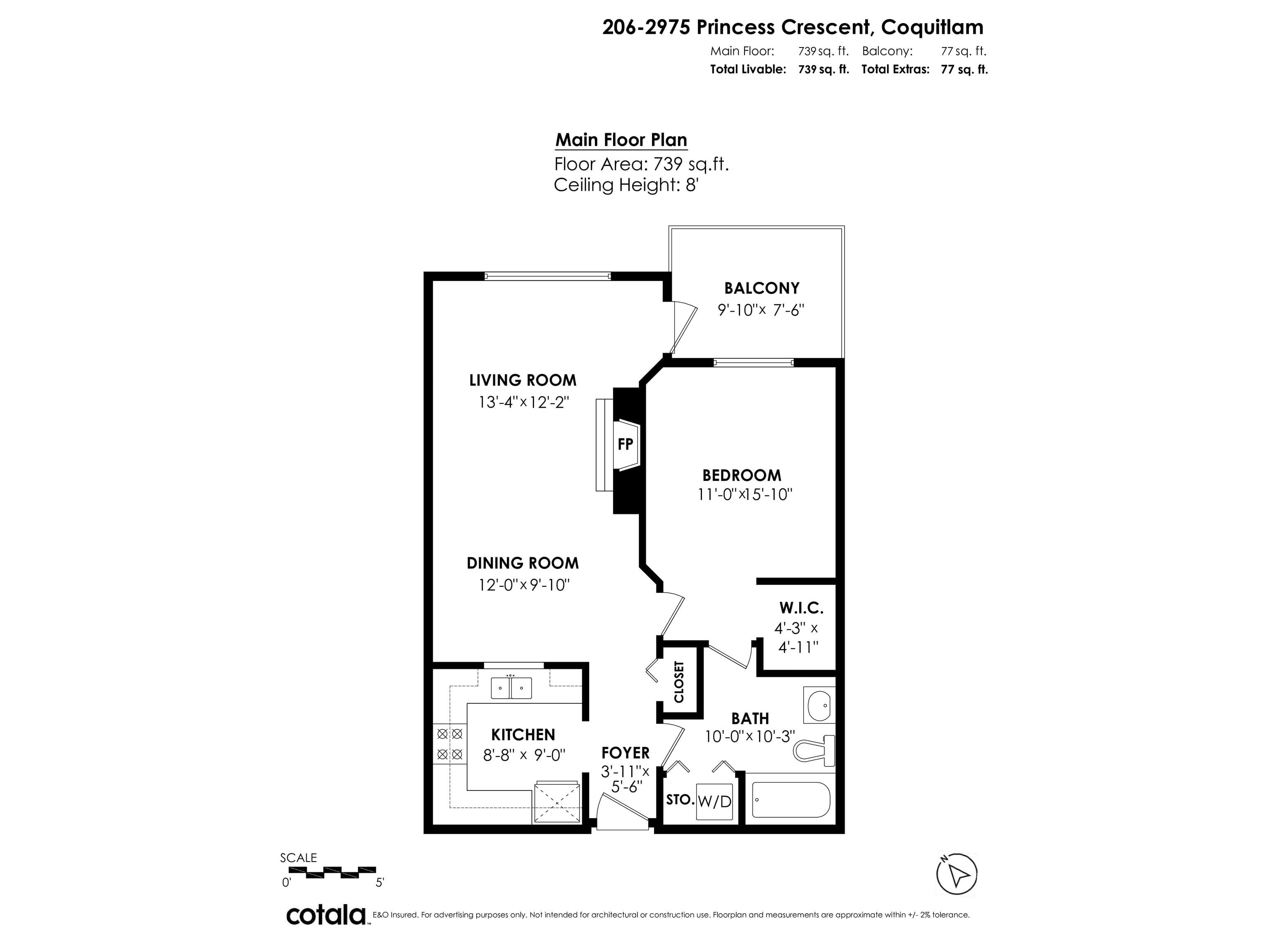 206 - 2975 Princess Crescent, Coquitlam, V3B 7N3 — photo 4