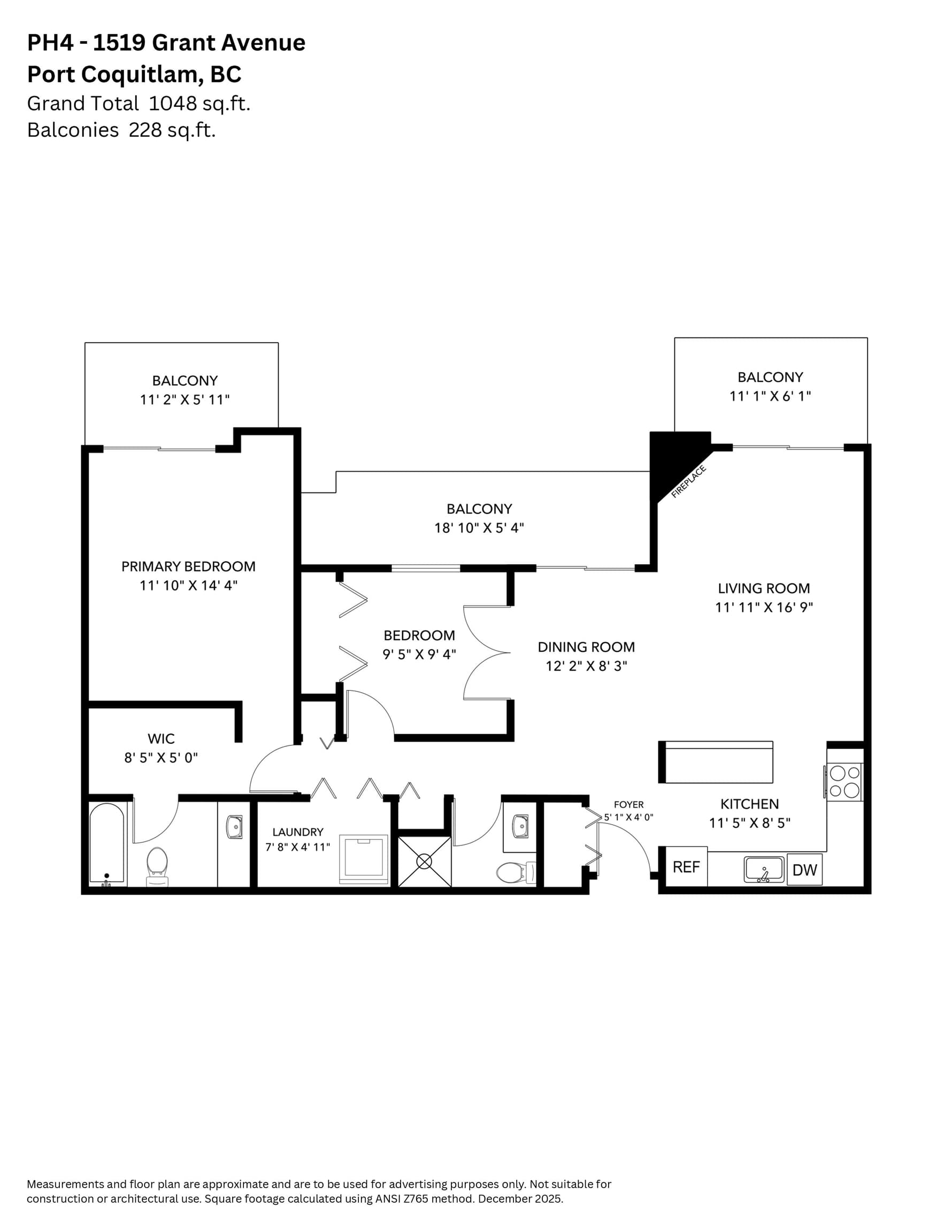 PH4 - 1519 Grant Avenue, Port Coquitlam, V3B 7S8 — photo 3