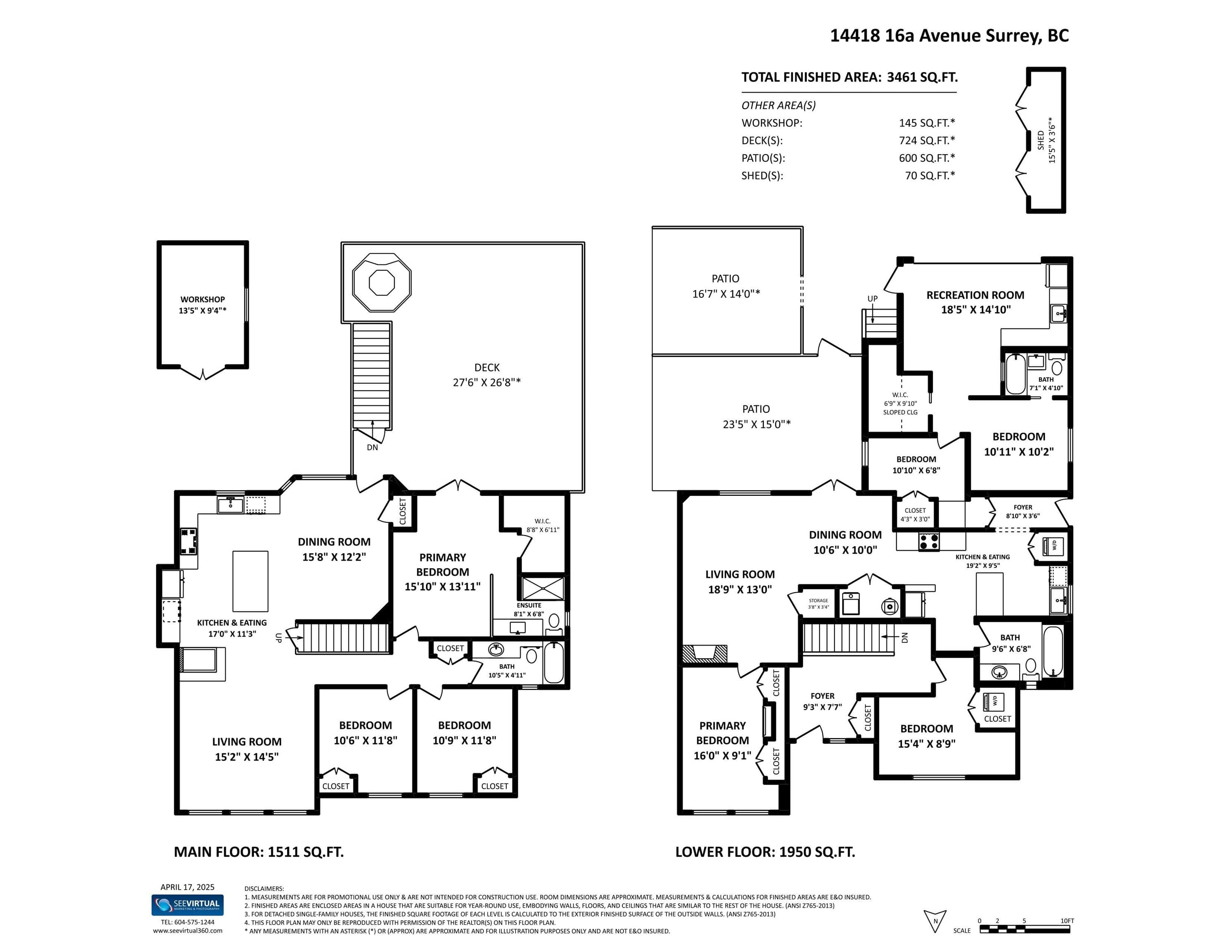 14418 16a Avenue, Surrey, V4A 5T8 — photo 3