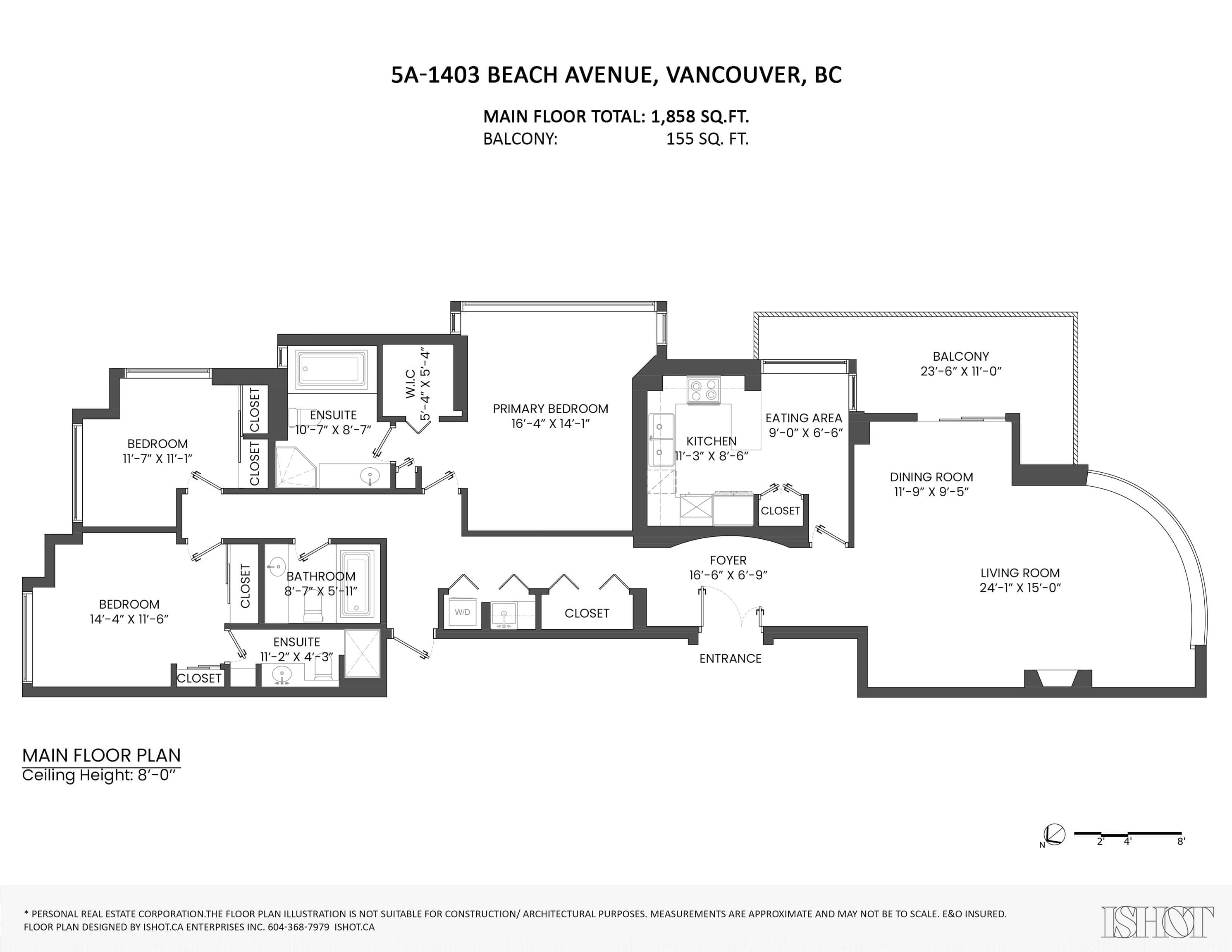 5A - 1403 Beach Avenue, Vancouver, V6G 1Y3 — photo 2