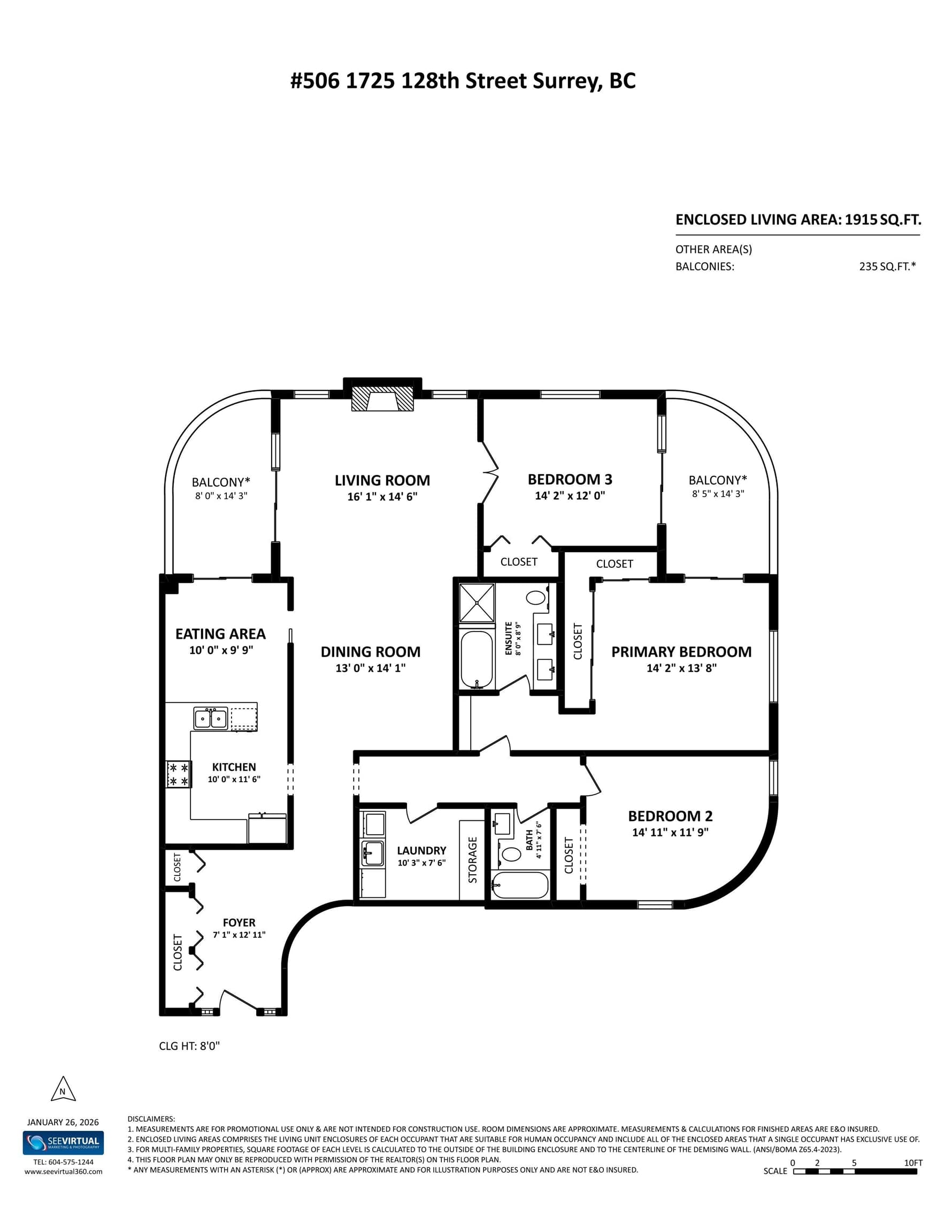 506 - 1725 128 Street, Surrey, V4A 3V2 — photo 2