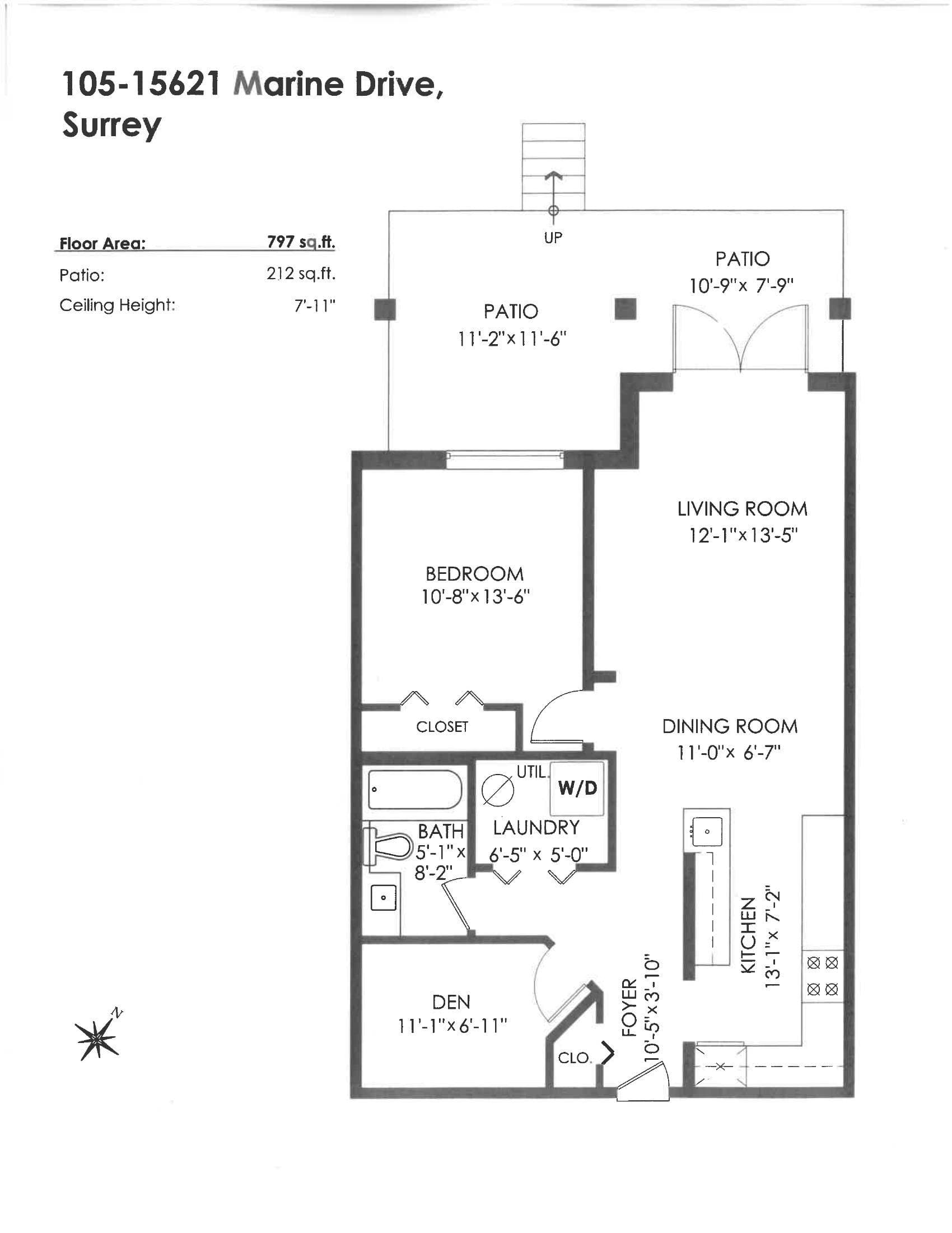 105 - 15621 Marine Drive, White Rock, V4B 1E1 — photo 2