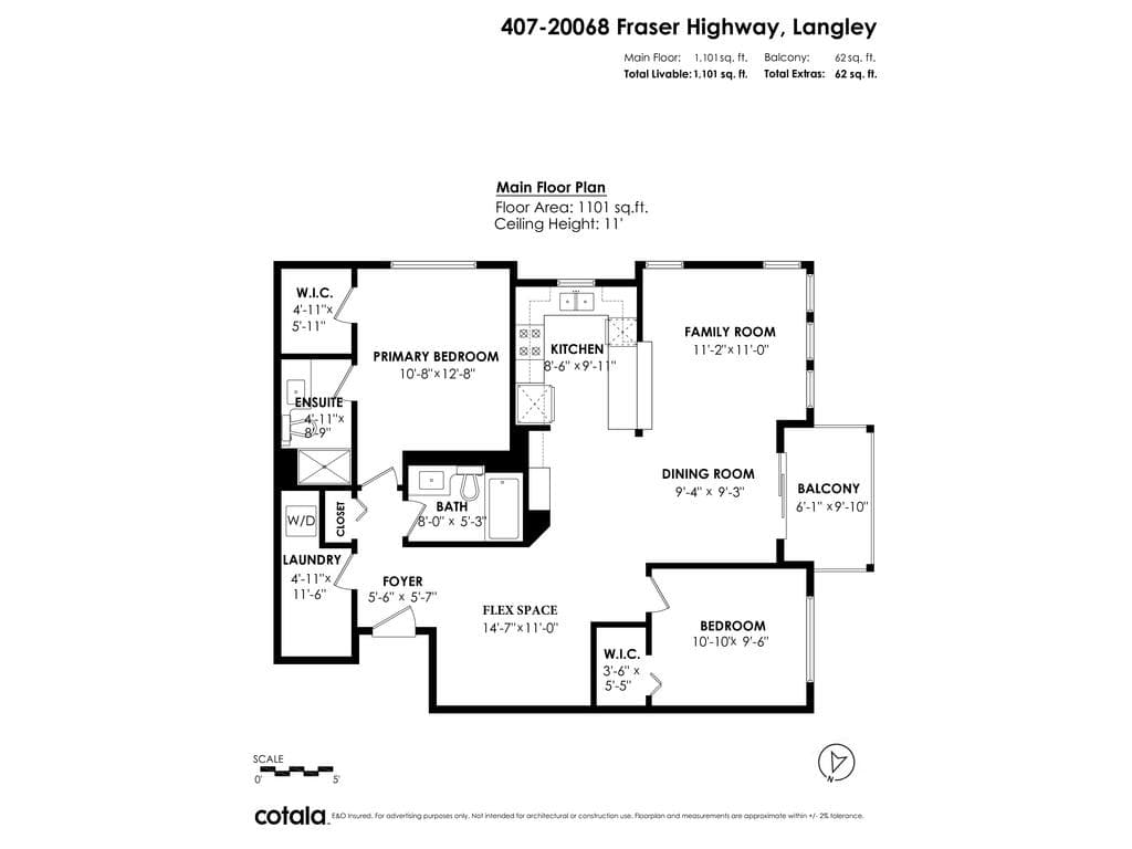 407 - 20068 Fraser Highway, Langley, V3A 0H2 — photo 3