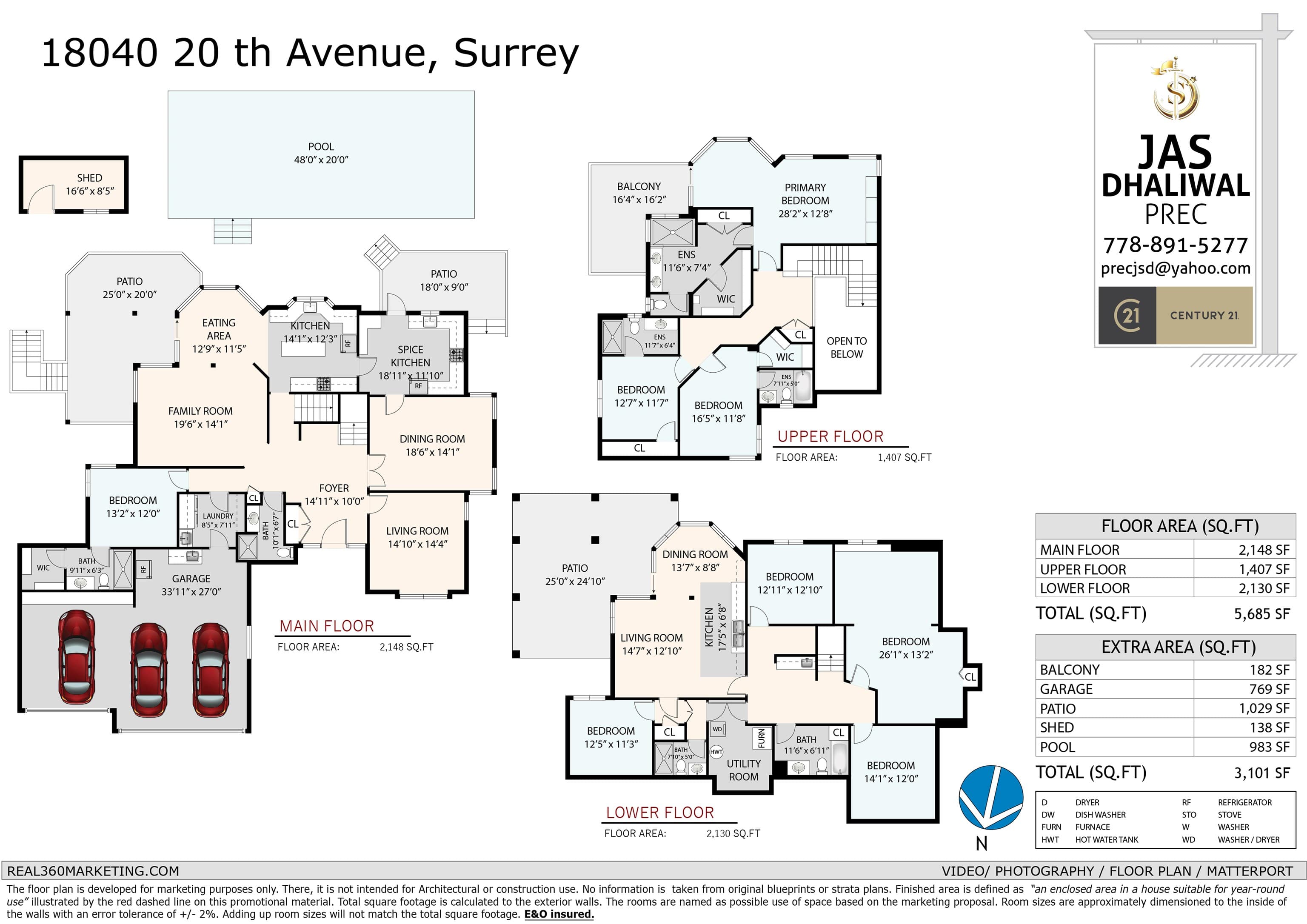 18040 20 Avenue, White Rock, V3S 9V7 — photo 2