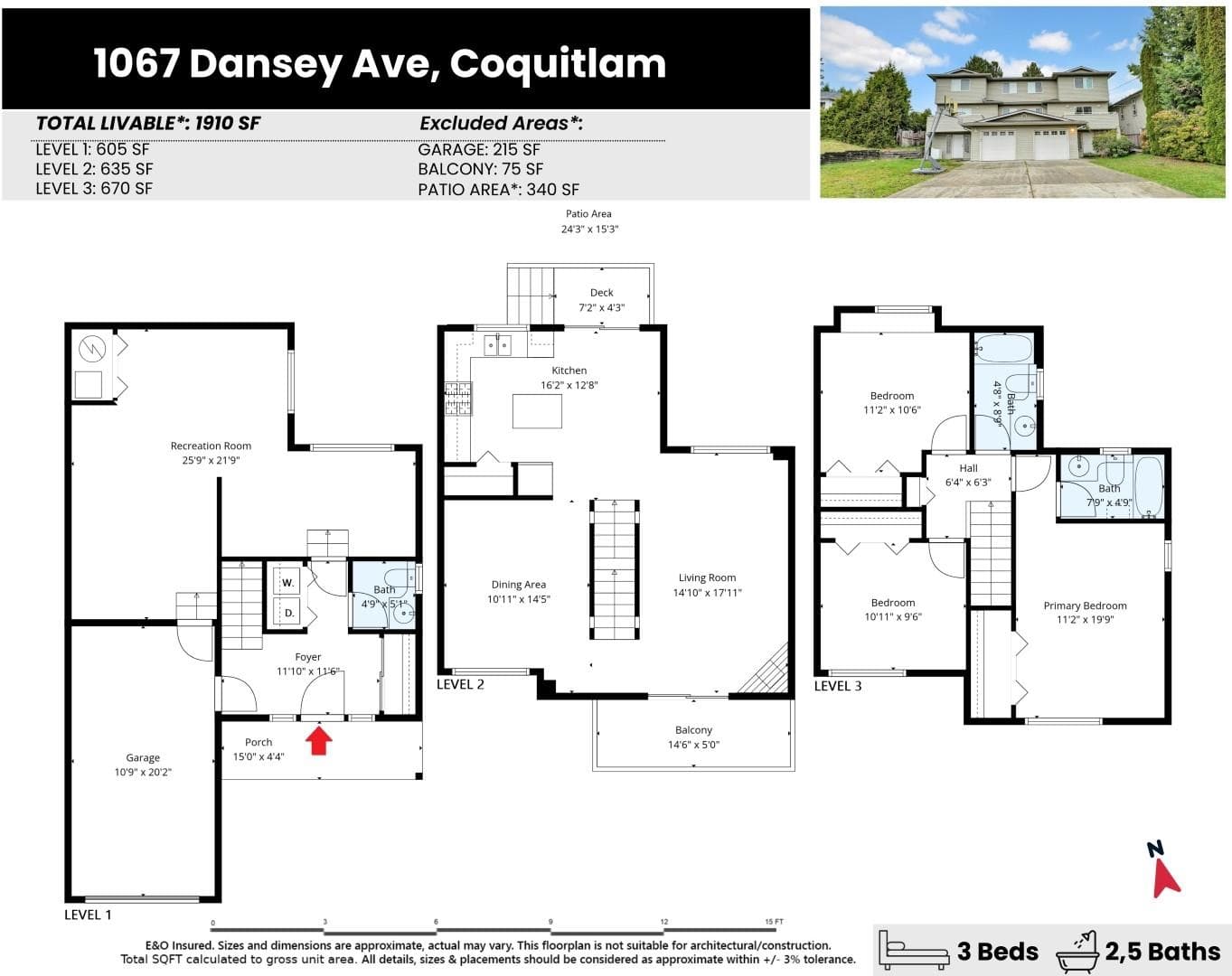 1067 Dansey Avenue, Coquitlam, V3K 3H2 — photo 3