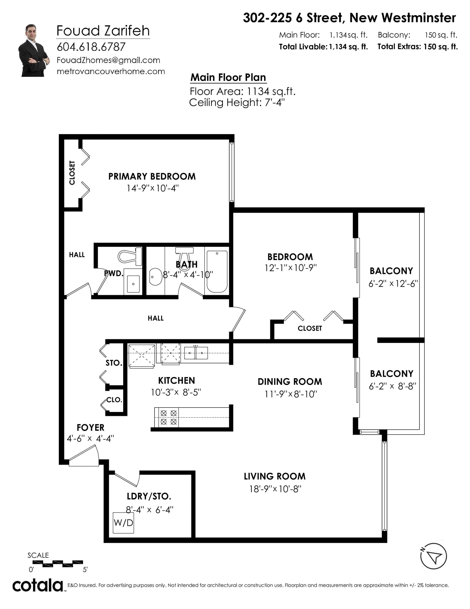 302 - 225 Sixth Street, New Westminster, V3L 3A5 — photo 2
