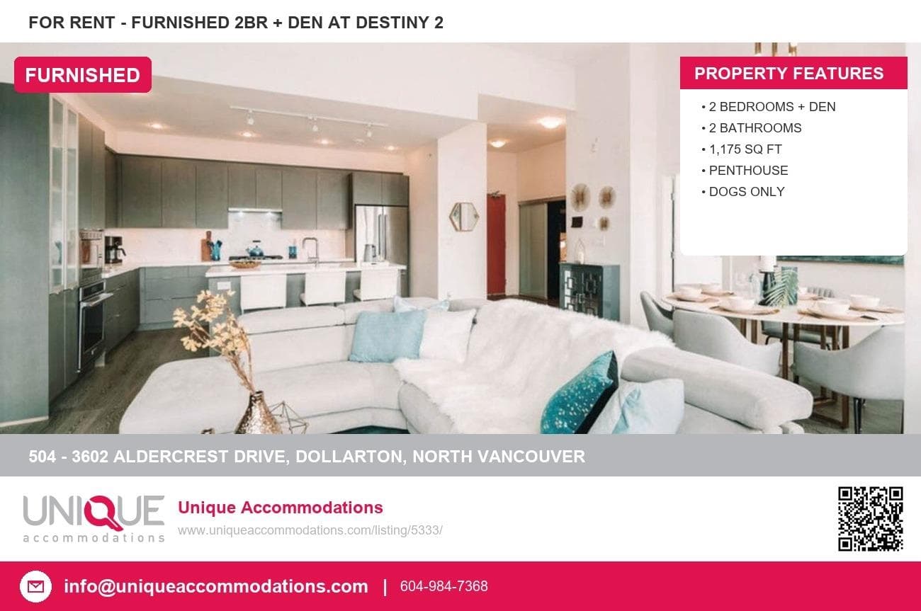504 - 3602 Aldercrest Drive Drive, North Vancouver
