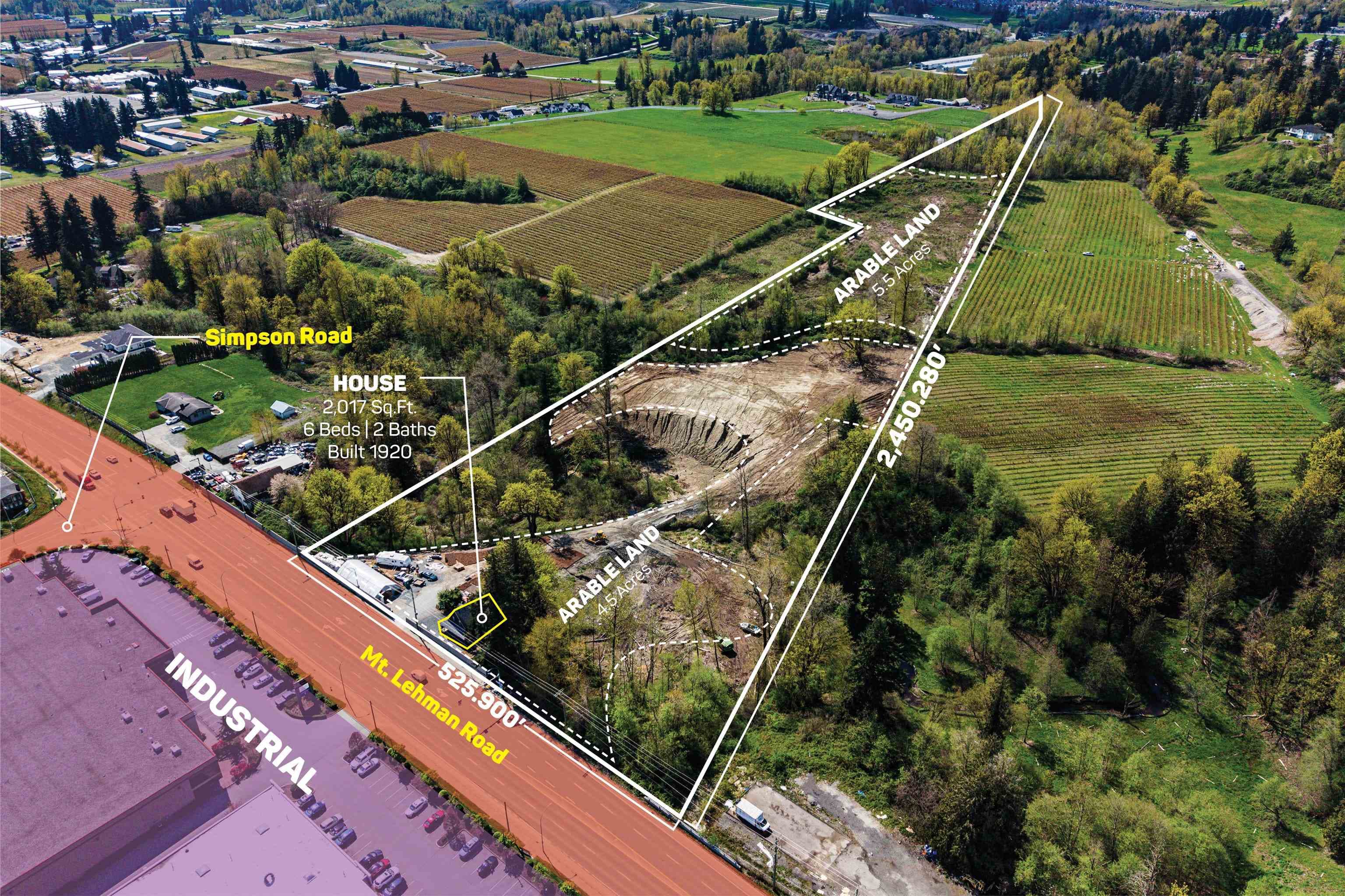 2475 Mt. Lehman Road, Abbotsford, V4X 2N2 — photo 1