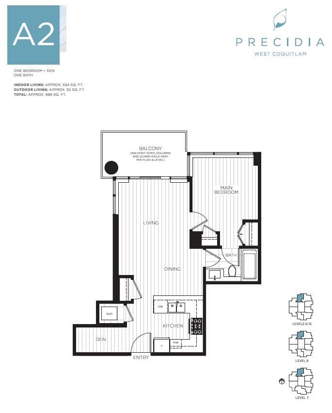 1102 - 699 Whiting Way, Coquitlam, V3J 0N7 — photo 2