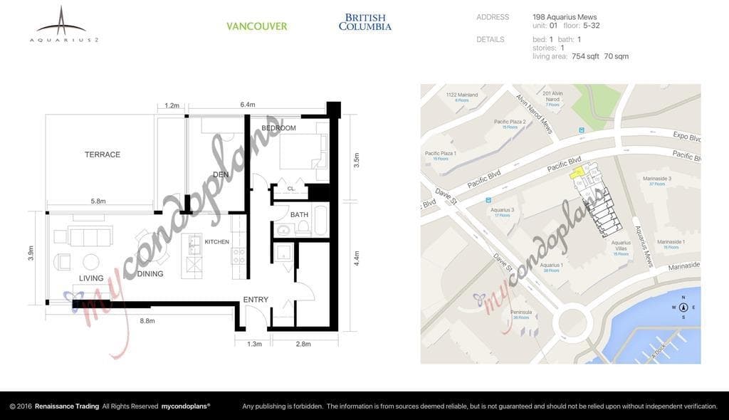 xx1 - 198 Aquarius Mews, Vancouver, V6Z 2Y4 — photo 5