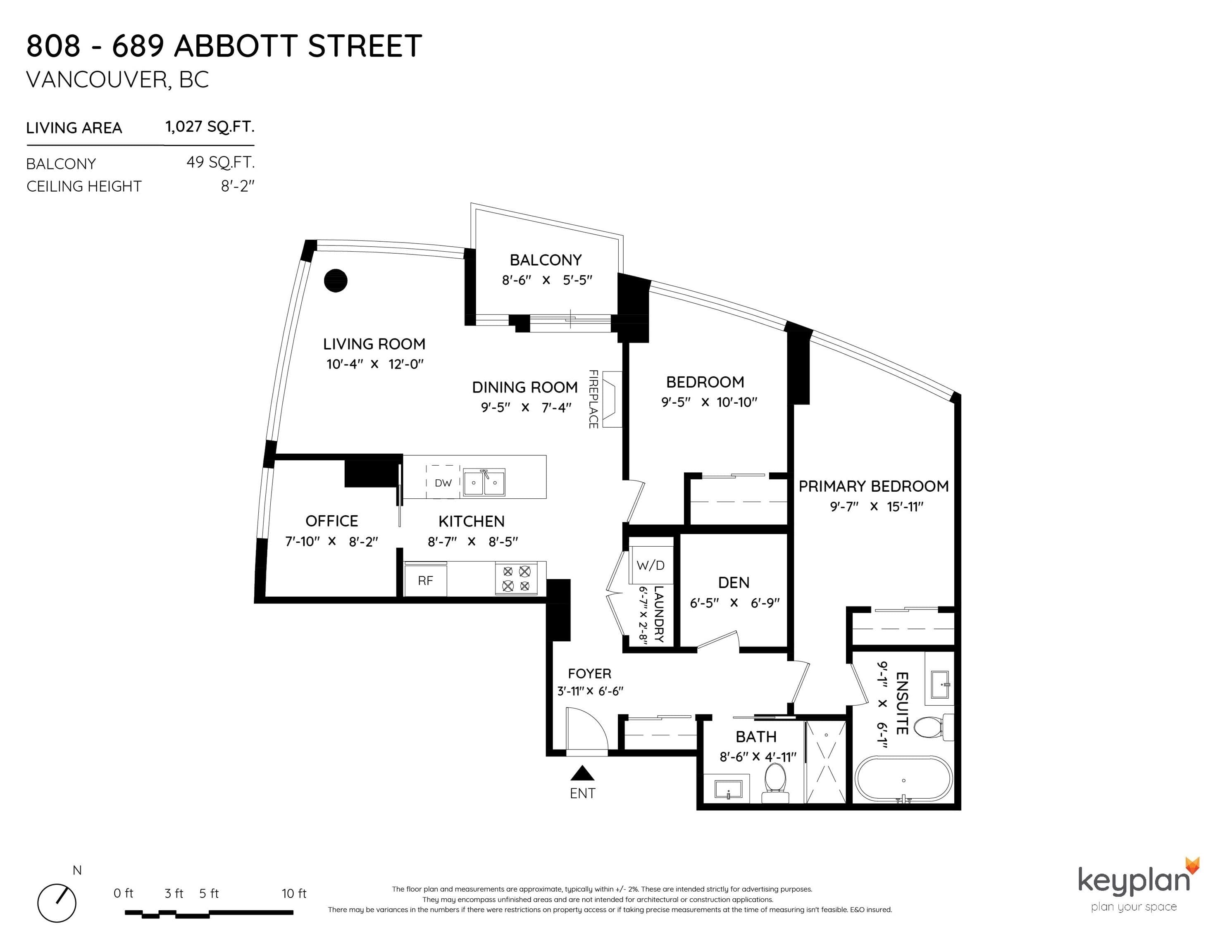 808 - 689 Abbott Street, Vancouver, V6B 0J2 — photo 3