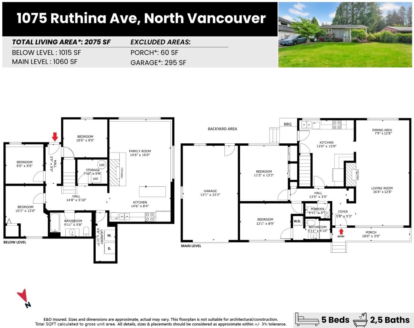 1075 Ruthina Avenue, North Vancouver, V7R 2E7 — photo 2