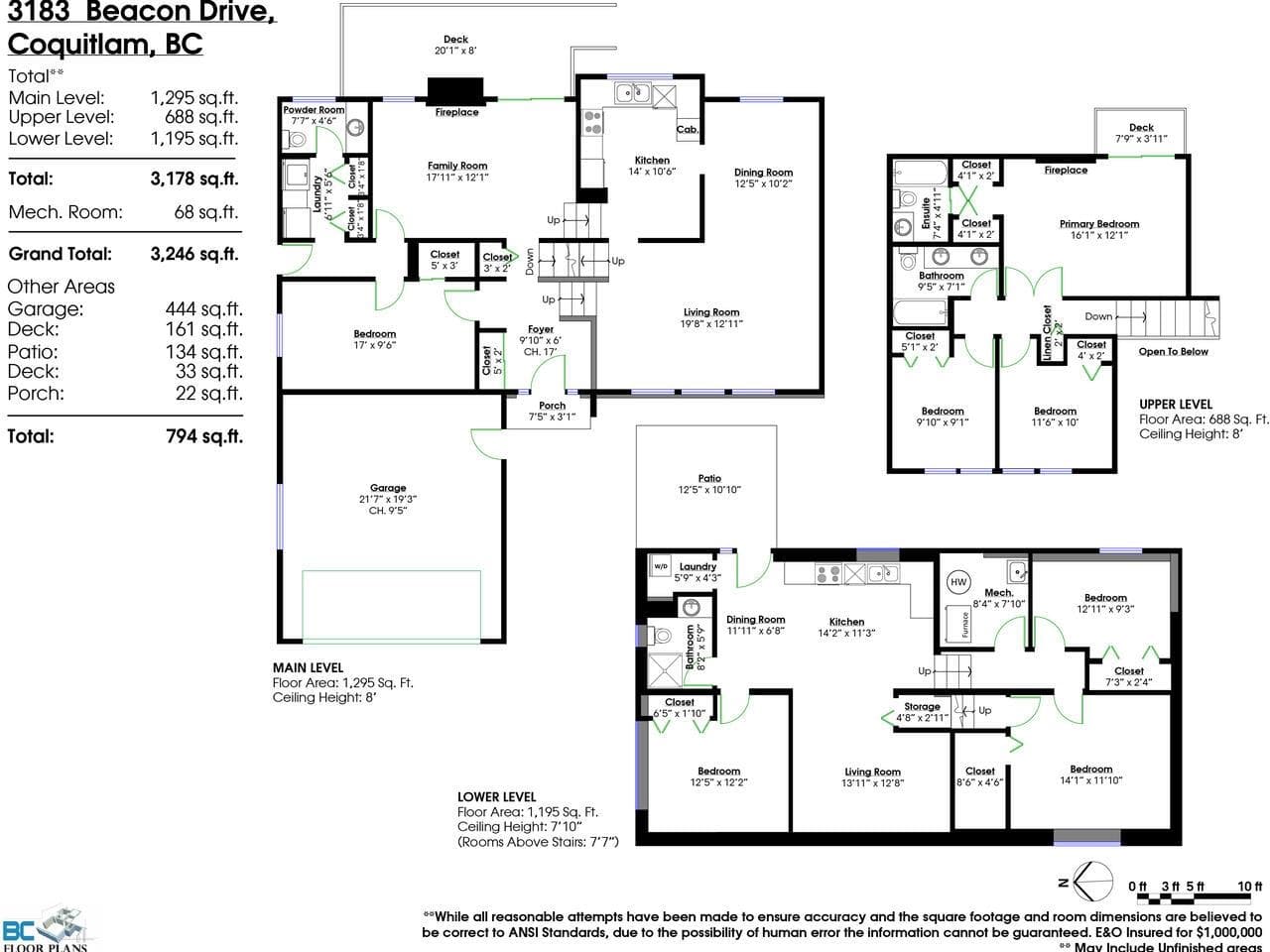 3183 Beacon Drive, Coquitlam, V3C 3W7 — photo 2
