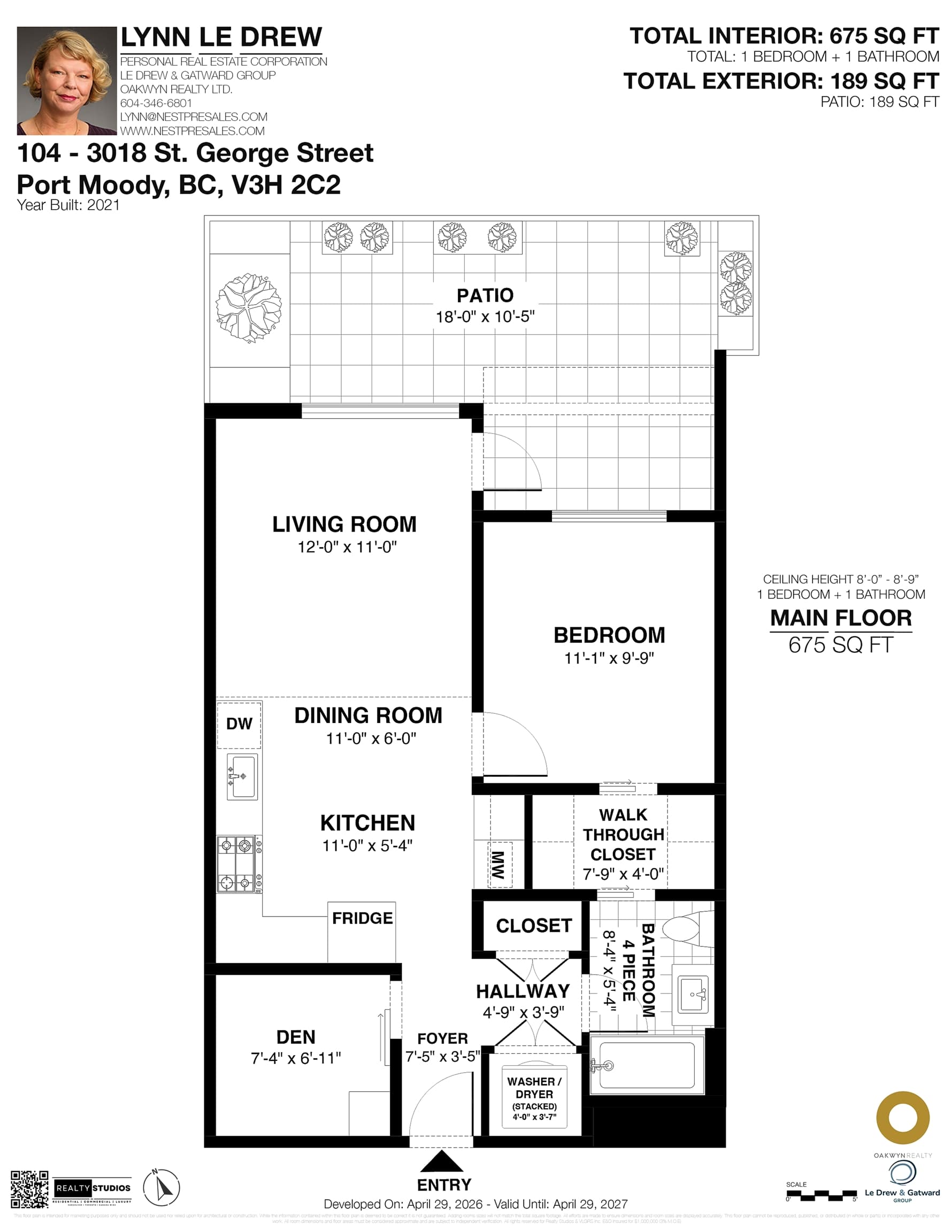104 - 3018 St. George Street, Port Moody, V3H 0L4 — photo 3