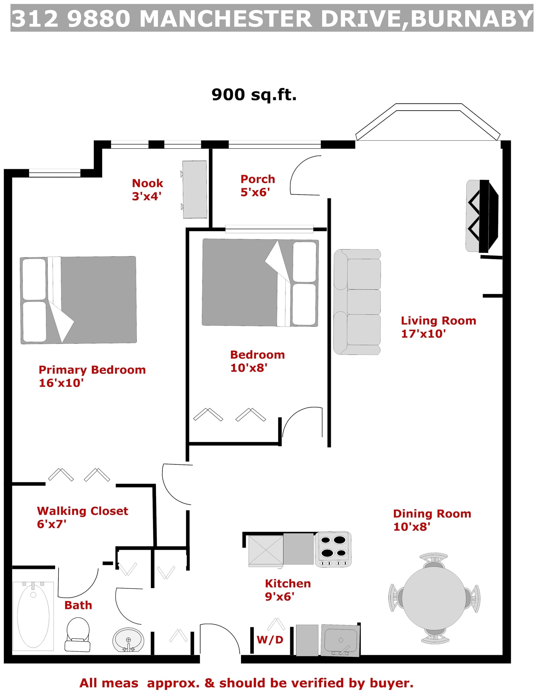 312 - 9880 Manchester Drive, Burnaby, V3N 4R3 — photo 3