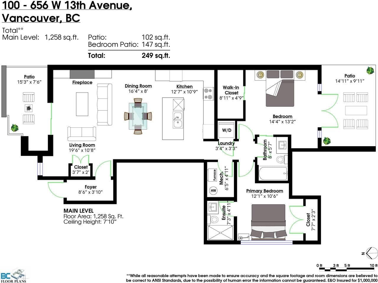 100 - 656 W 13th Avenue, Vancouver, V5Z 1N9 — photo 3