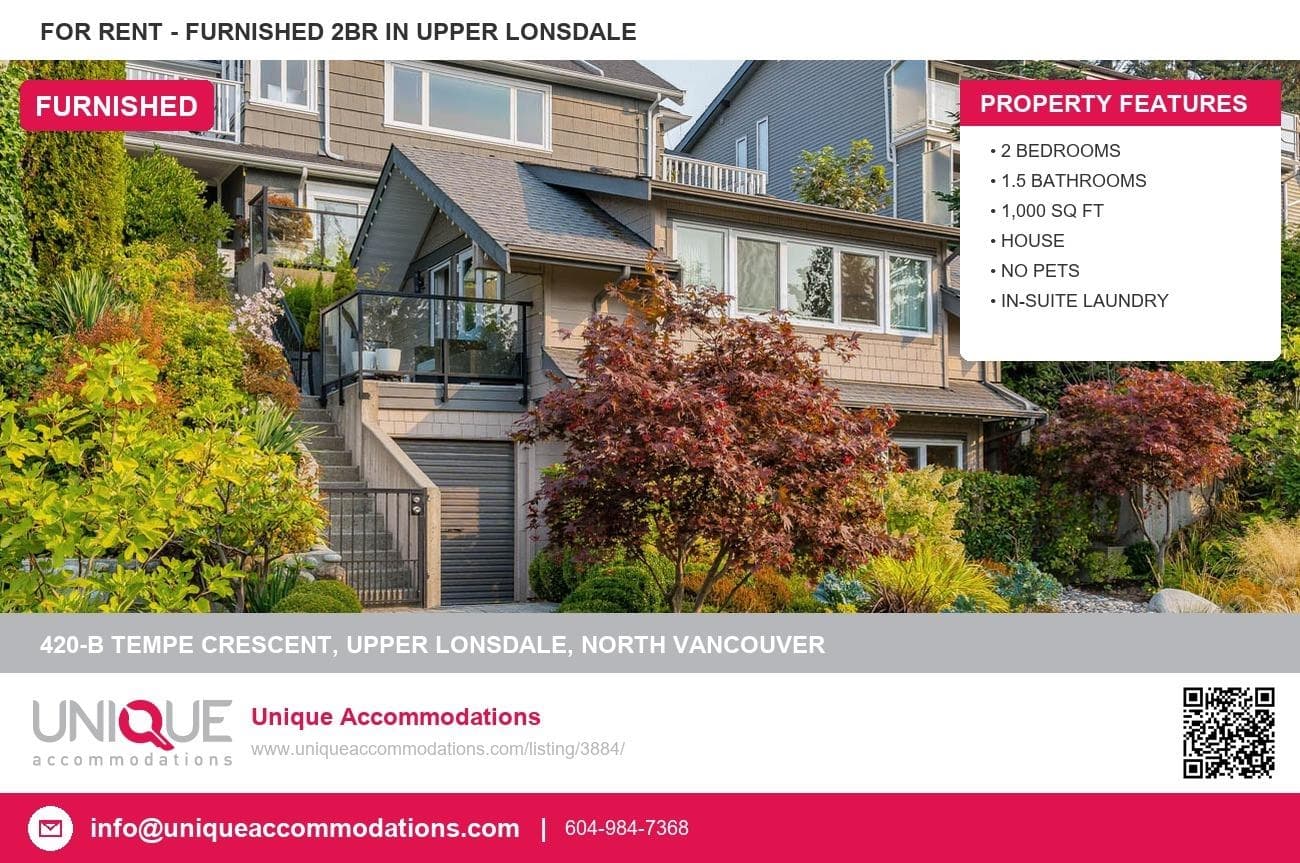 B - 420 Tempe Crescent, North Vancouver