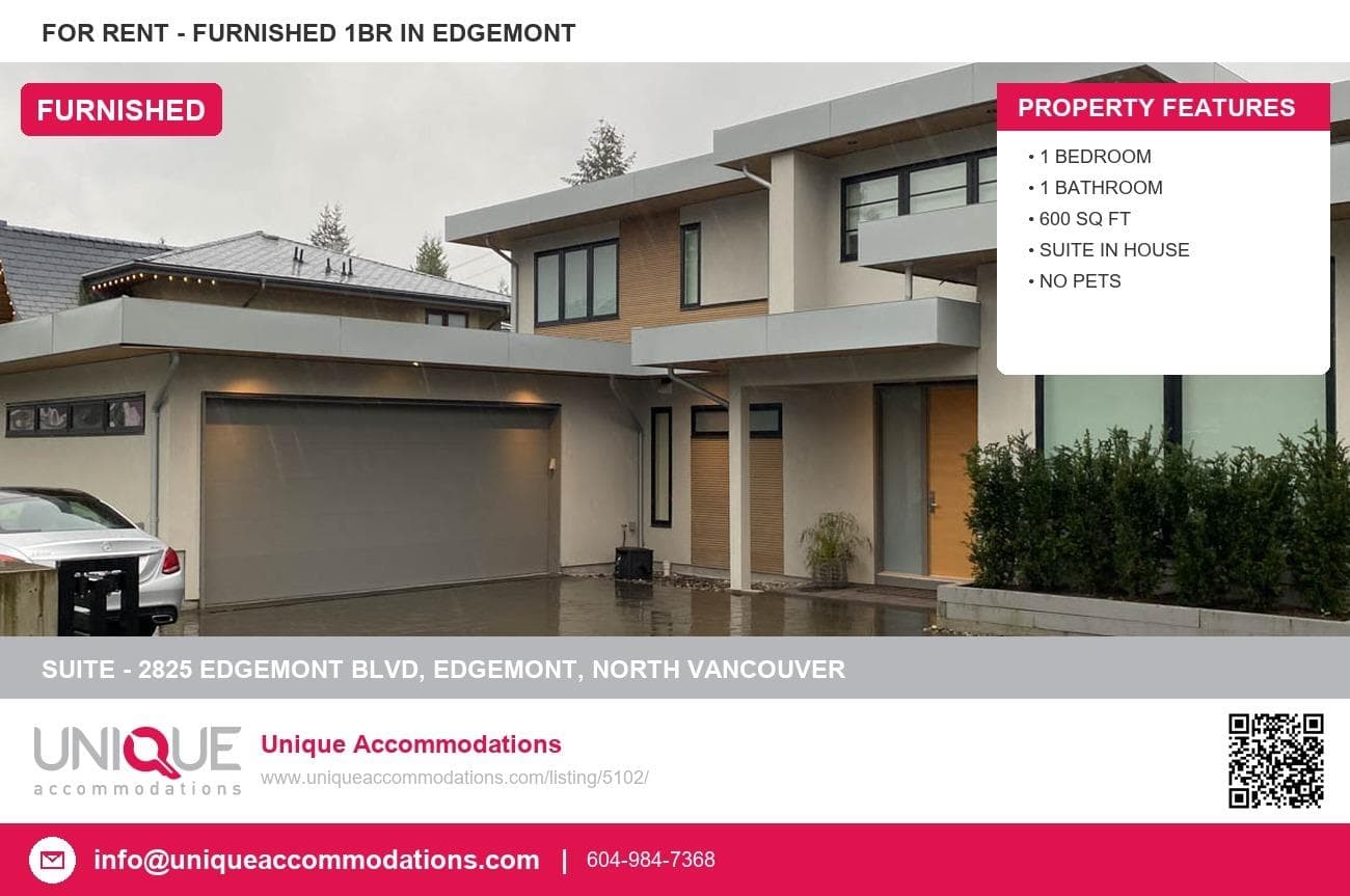 Suite - 2825 Edgemont, North Vancouver