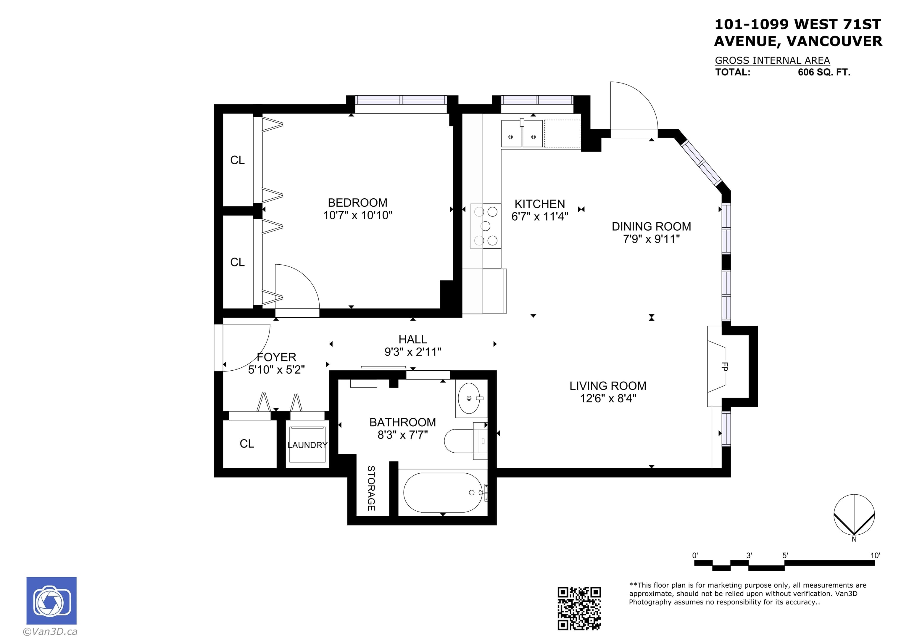 101 - 1099 W 71st Avenue, Vancouver, V6P 6Y5 — photo 3