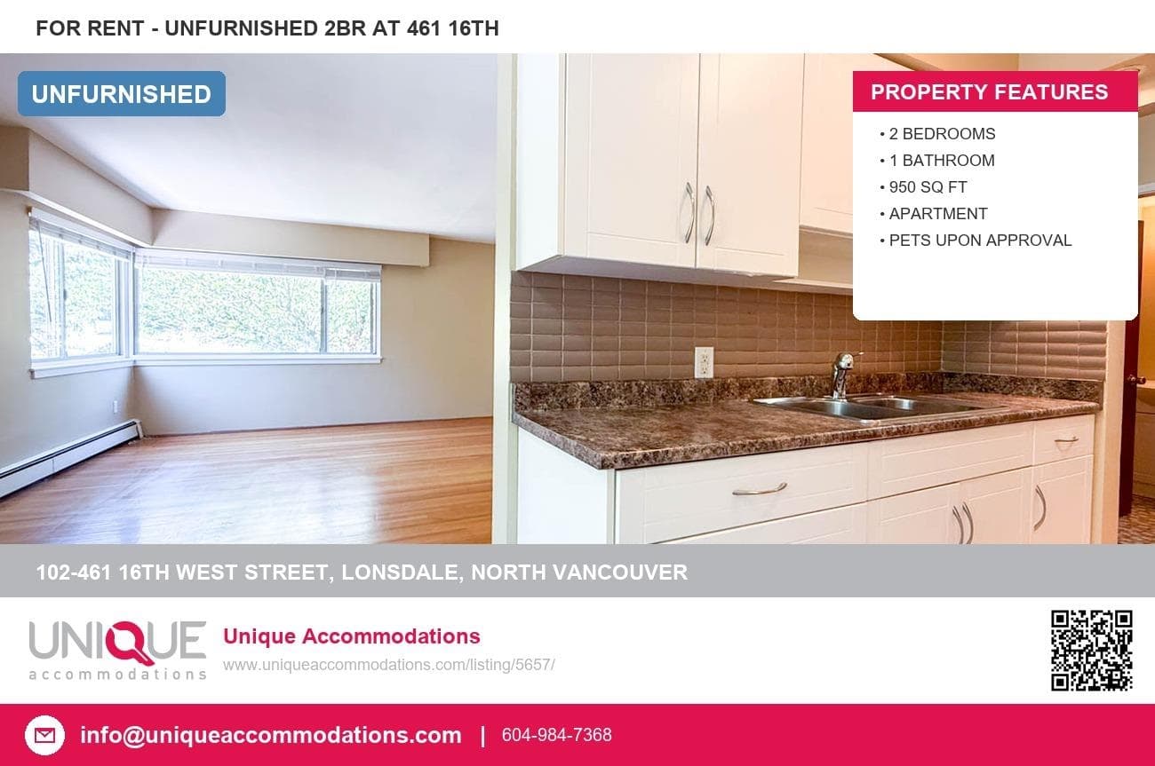 102 - 461 16th West Street, North Vancouver