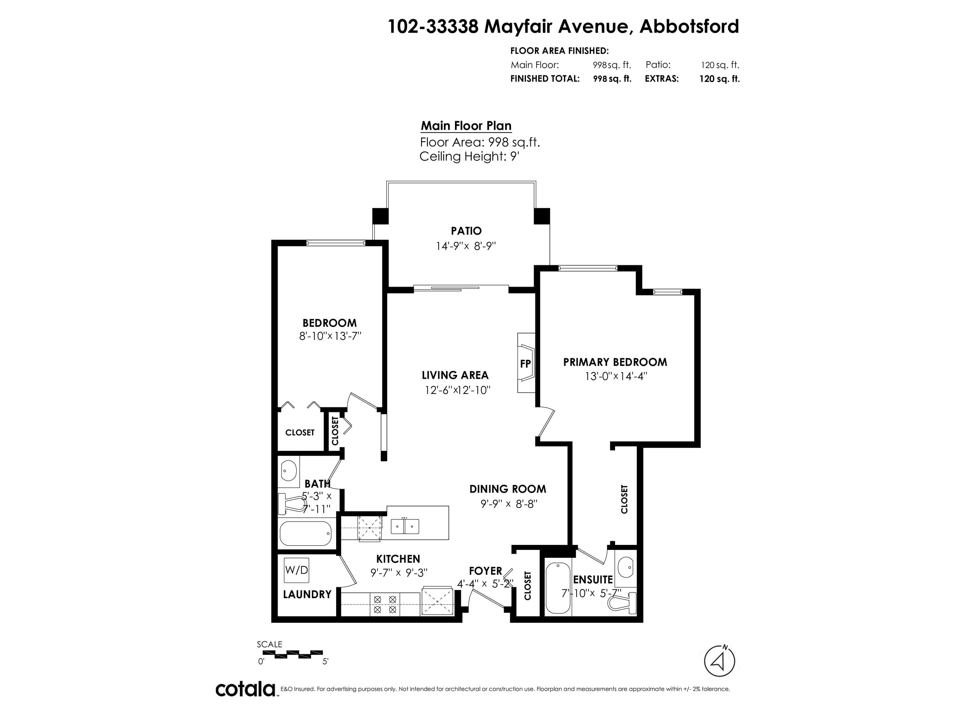 102 - 33338 Mayfair Avenue, Abbotsford, V2S 0A4 — photo 2