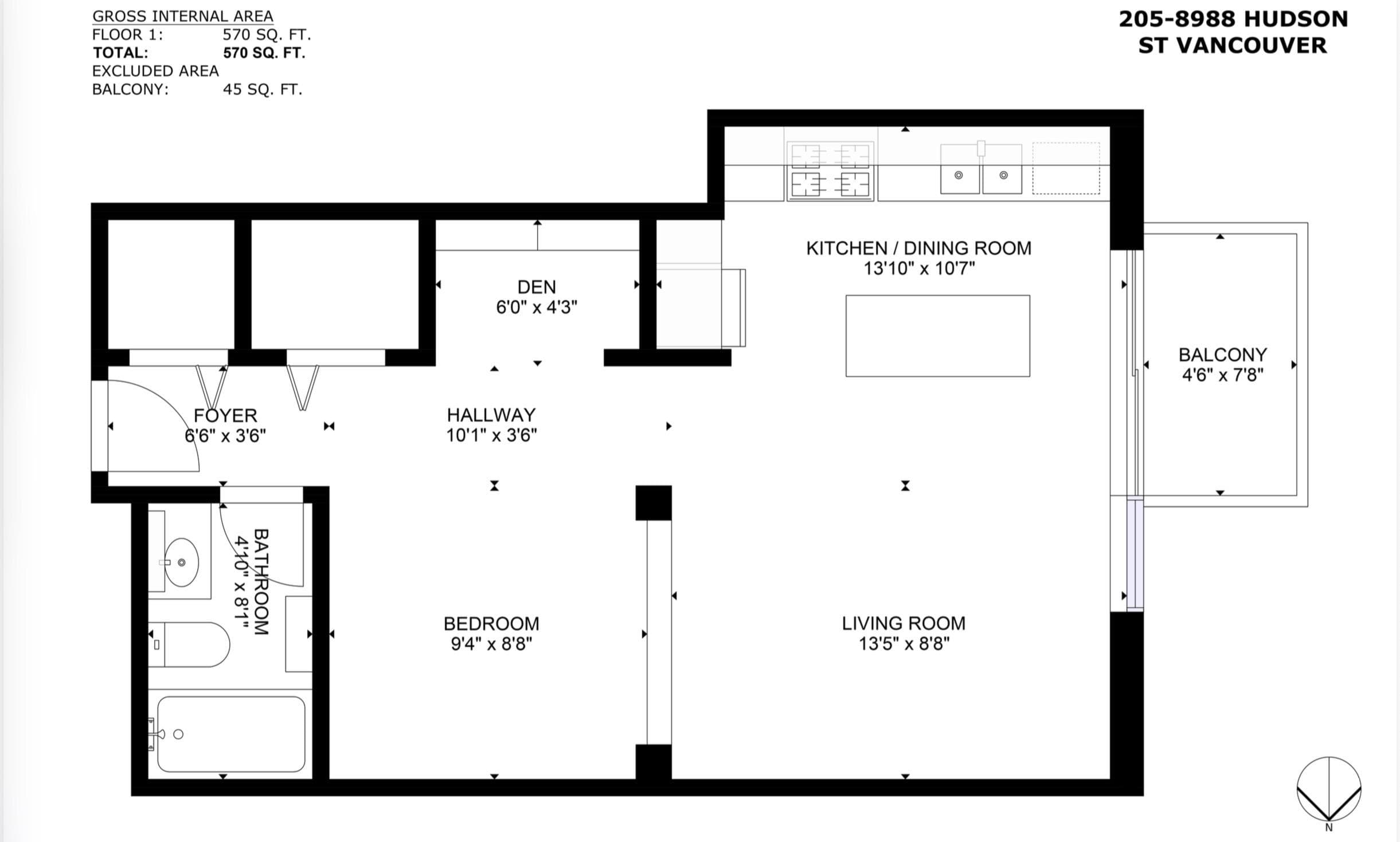 205 - 8988 Hudson Street, Vancouver, V6P 6Z1 — photo 2