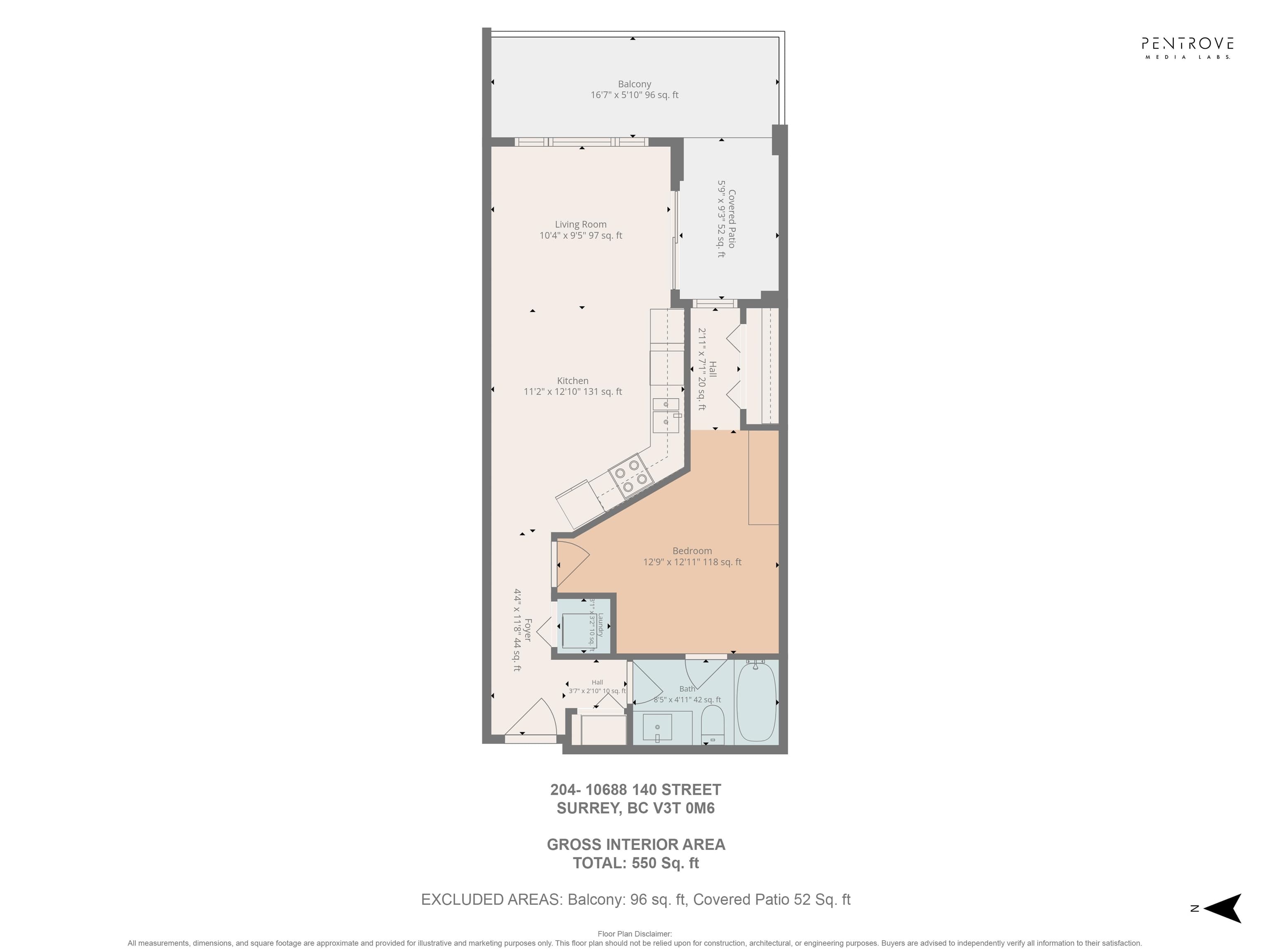 204 - 10688 140 Street, Surrey, V3T 0M6 — photo 3