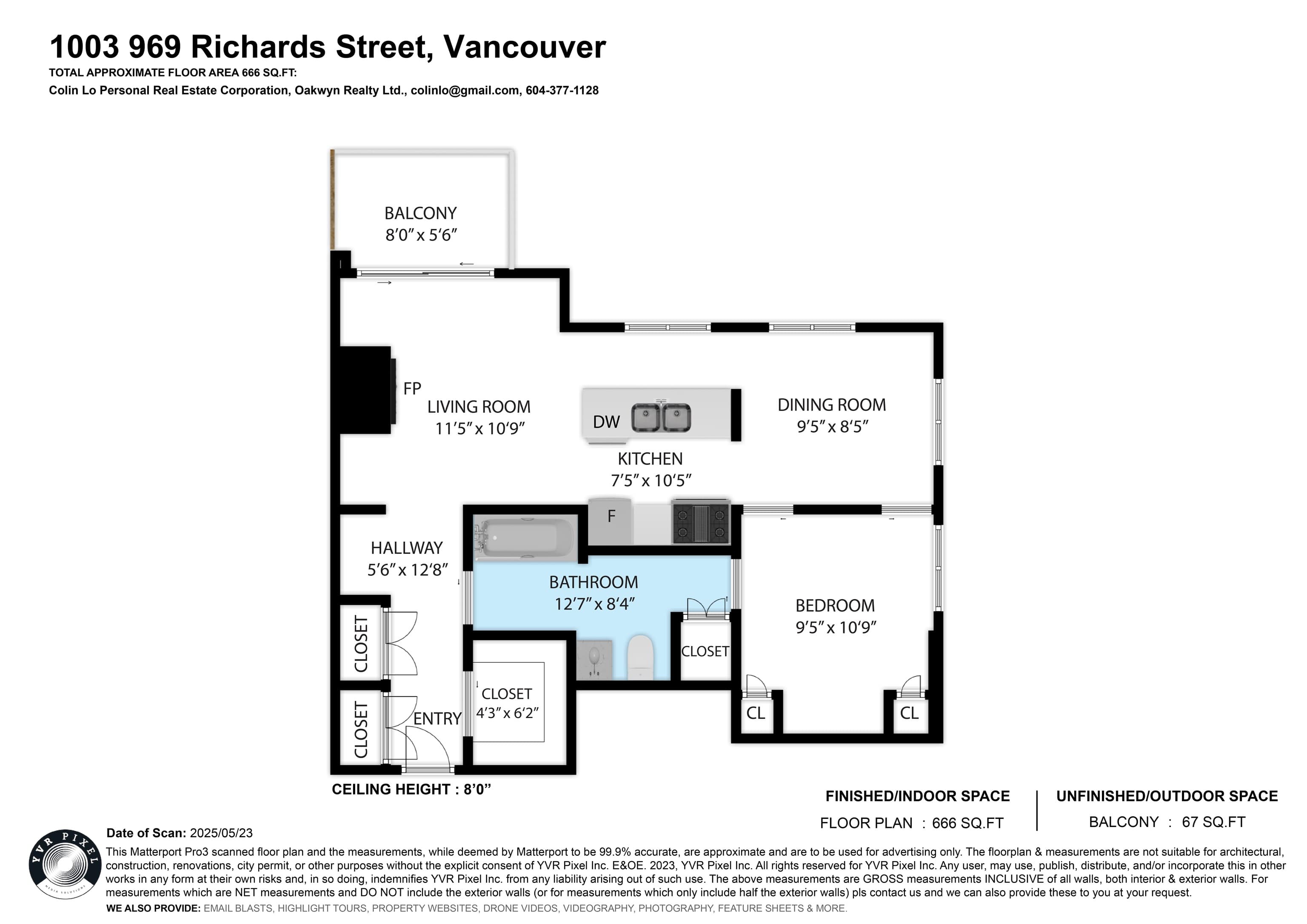 1003 - 969 Richards Street, Vancouver, V6B 1A8 — photo 4