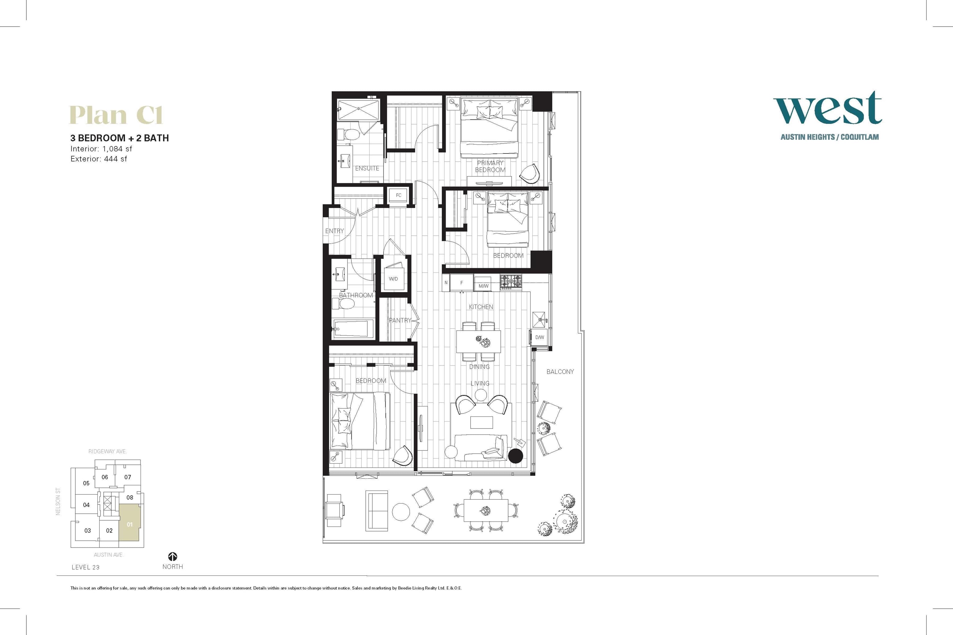 2301 - 505 Nelson Street, Coquitlam