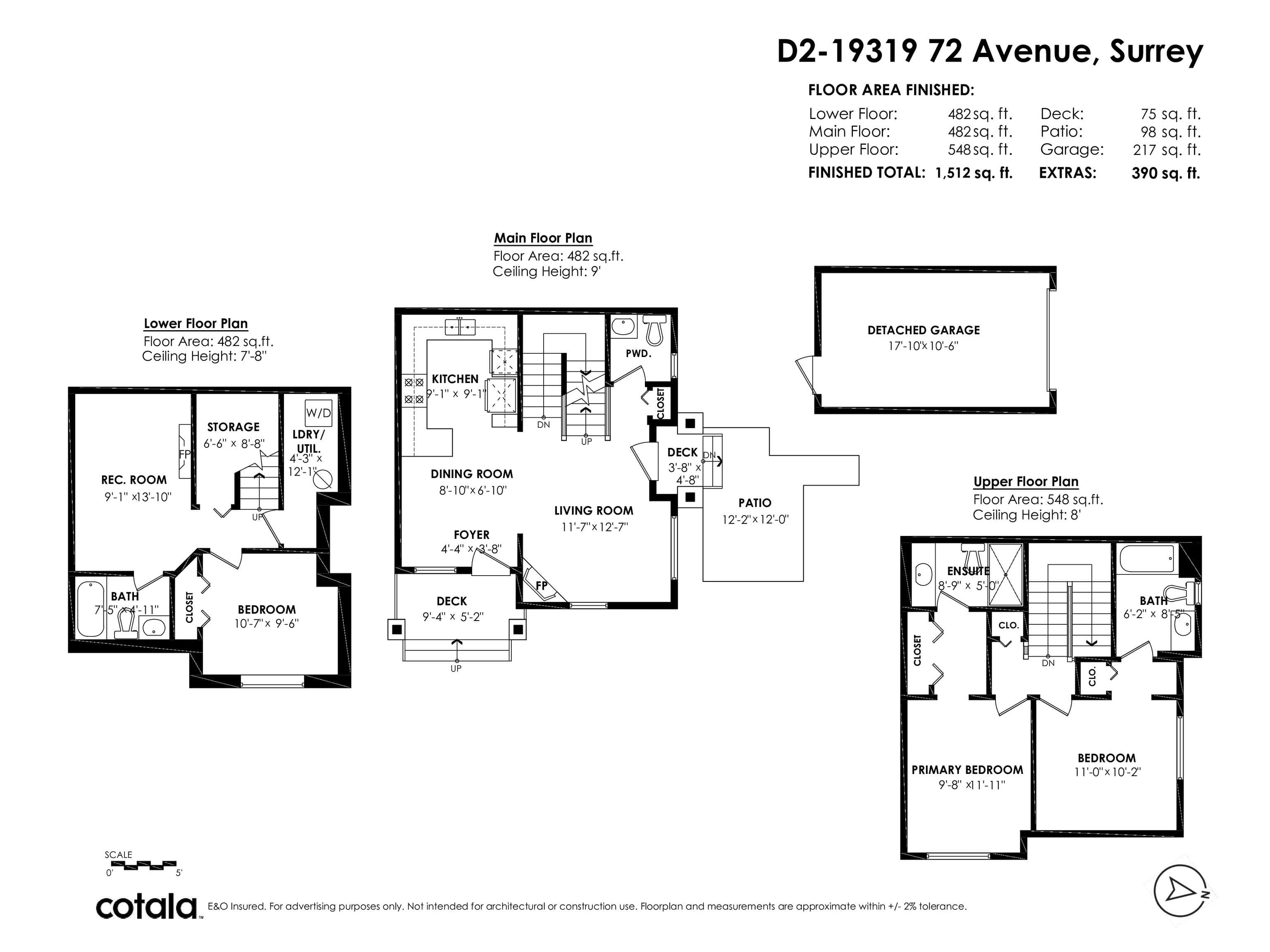 D2 - 19319 72 Avenue, Surrey, V4N 5X9 — photo 1