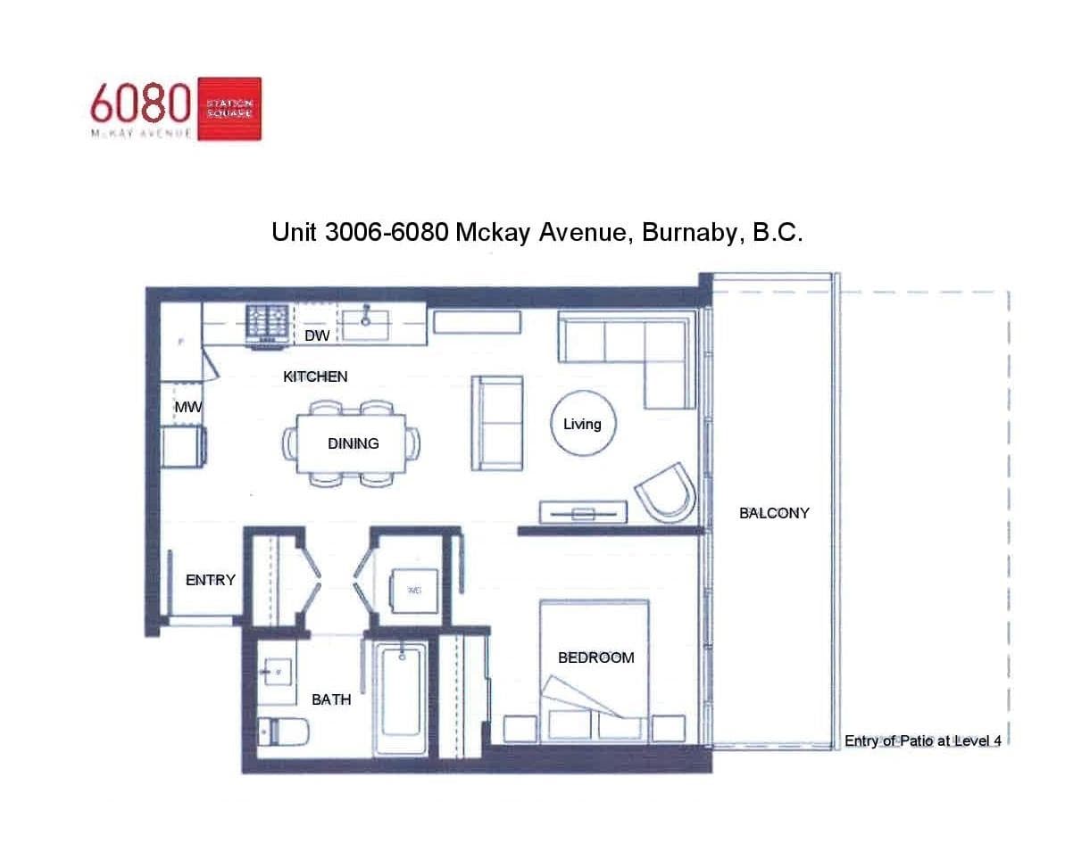 3006 - 6080 Mckay Avenue, Burnaby, V5H 0J4 — photo 1