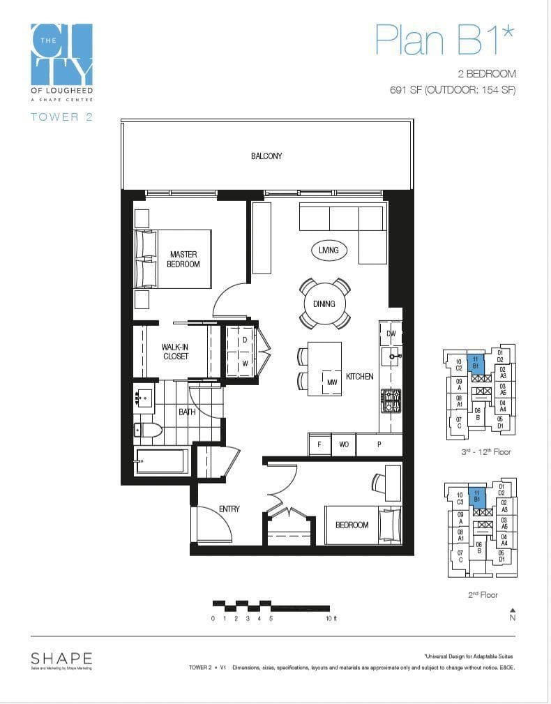 911 - 3833 Evergreen Place, Burnaby, V3J 0M2 — photo 2