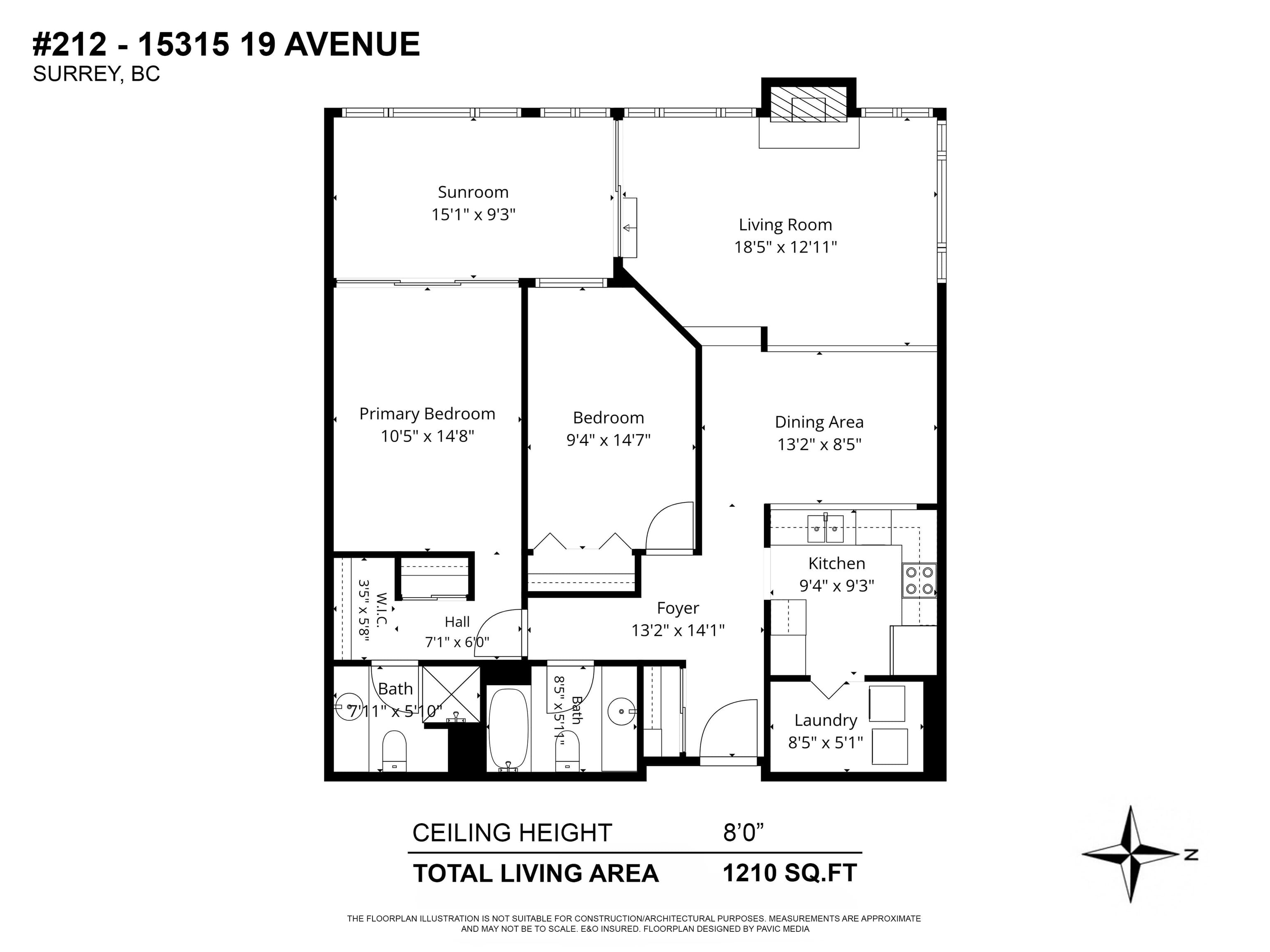 212 - 15313 19 Avenue, Surrey, V4A 1X6 — photo 2