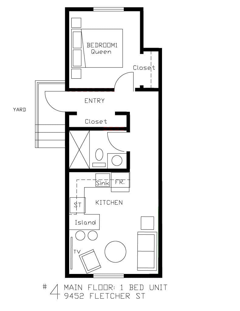 1 Bed - 9452 Fletcher Street, Chilliwack, V2P 4Z5 — photo 5