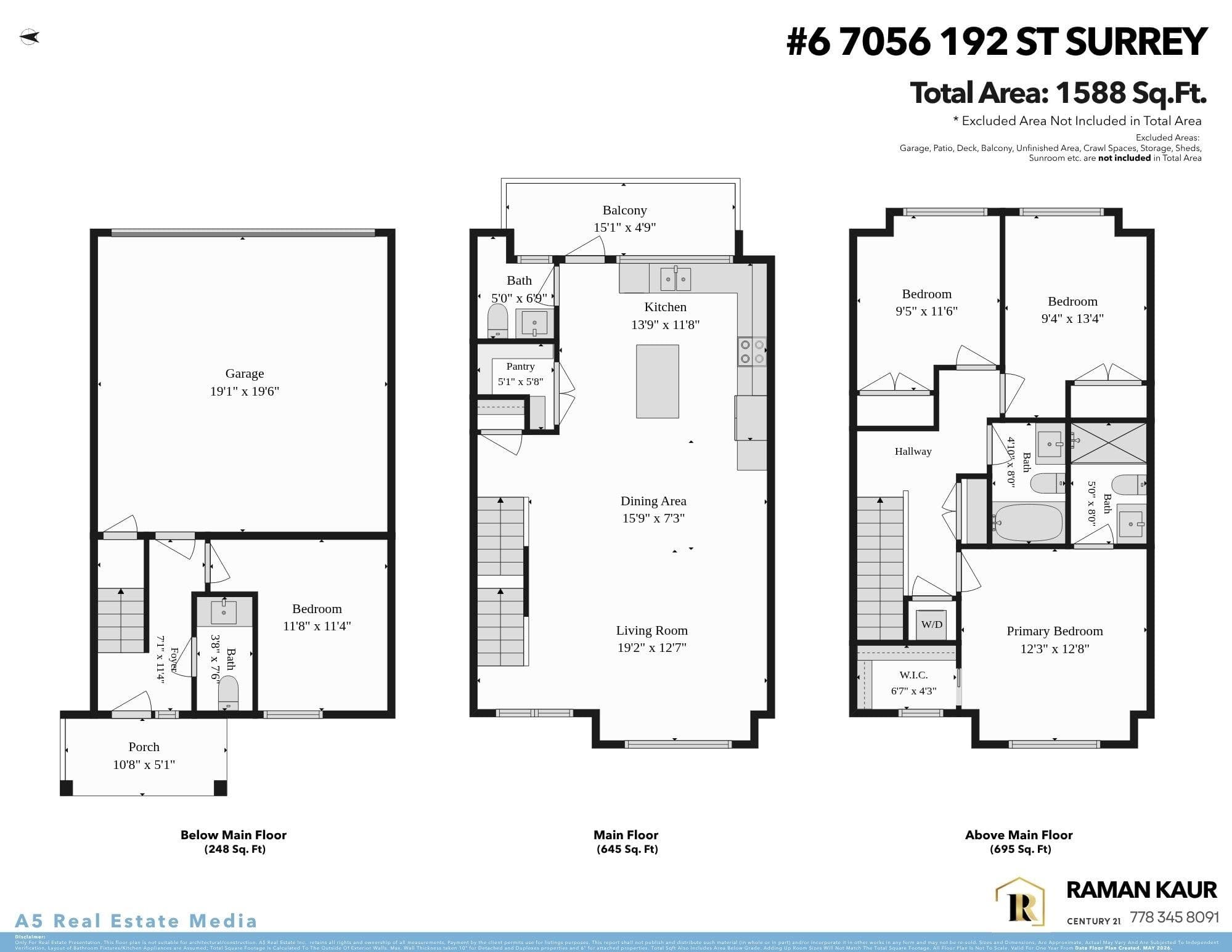 6 - 7056 192 Street, Surrey, V4N 6S6 — photo 1