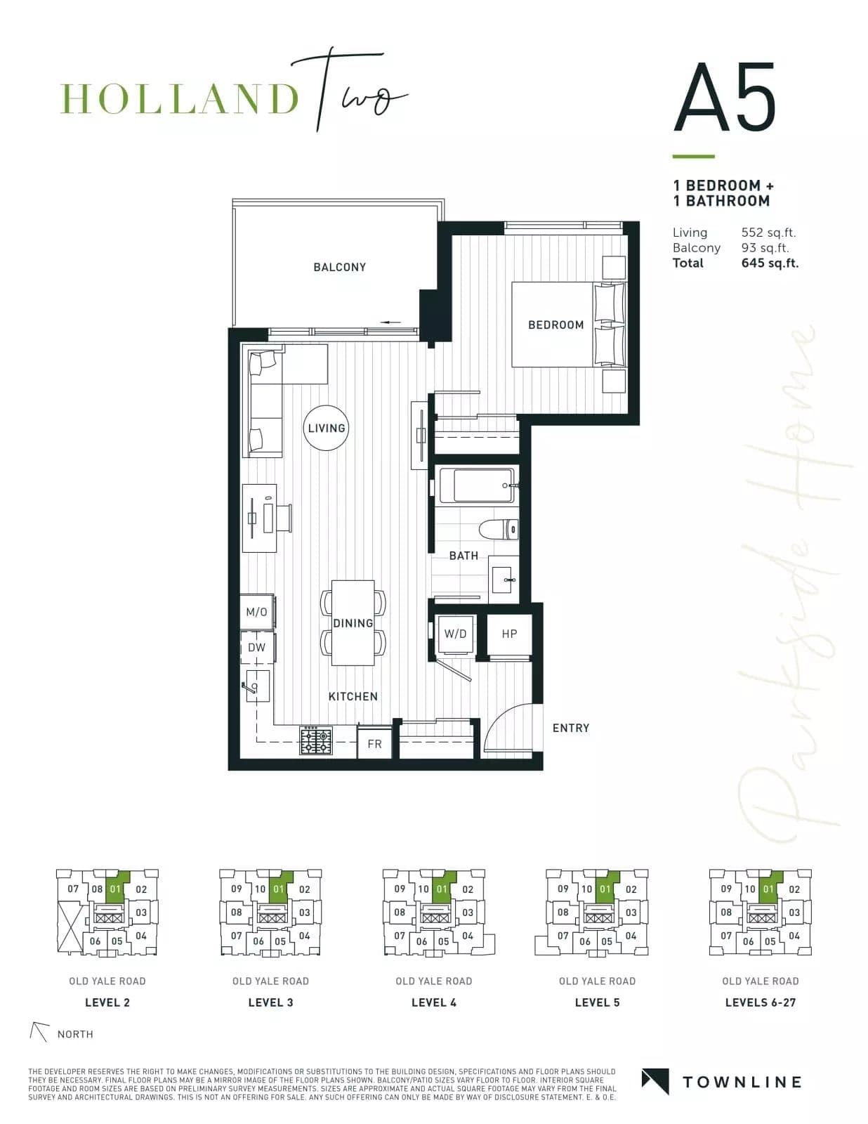 2401 - 13387 Old Yale Road, Surrey, V3T 0V6 — photo 3