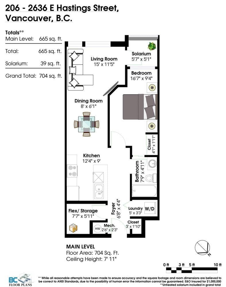 206 - 2636 E Hastings Street, Vancouver, V5K 0A4 — photo 4