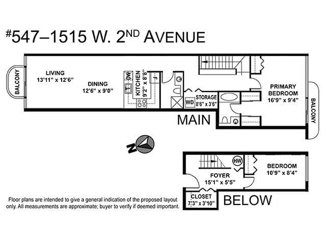 547 - 1515 W 2nd Avenue, Vancouver, V6J 5C5 — photo 2