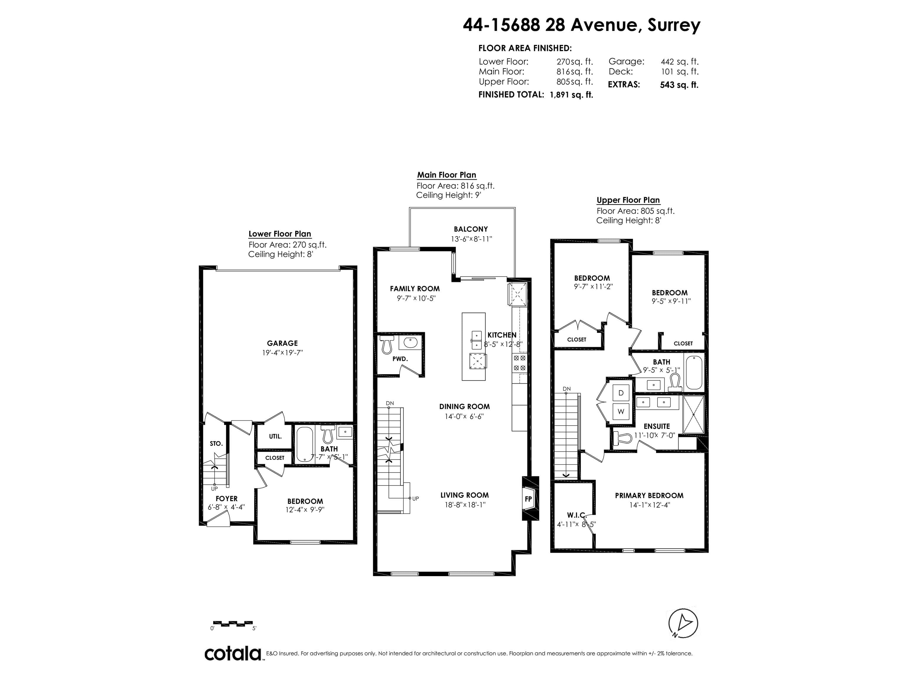 44 - 15688 28 Avenue, Surrey, V3Z 0N1 — photo 3